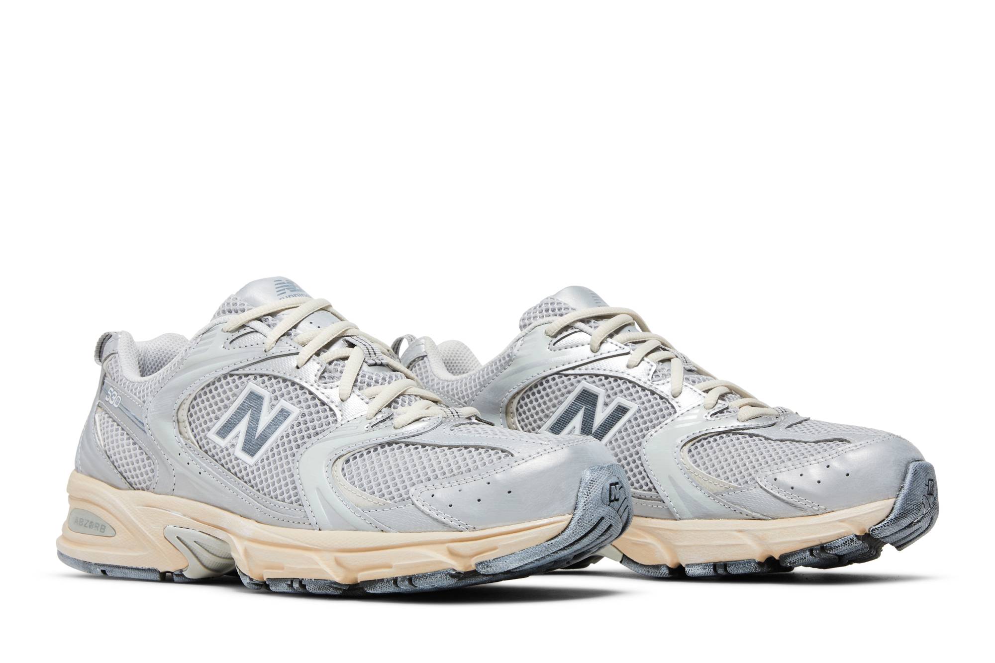 New Balance 530 White Silver Metallic MR530VS Moroen - Image 8