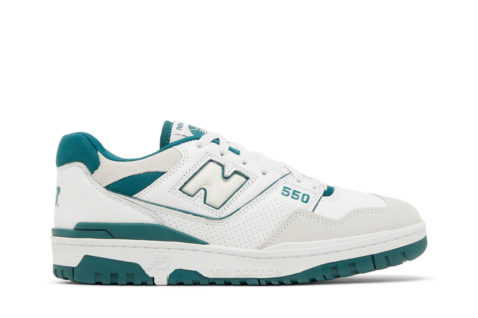 New Balance 550 White Vintage Teal BB550STA Moroen