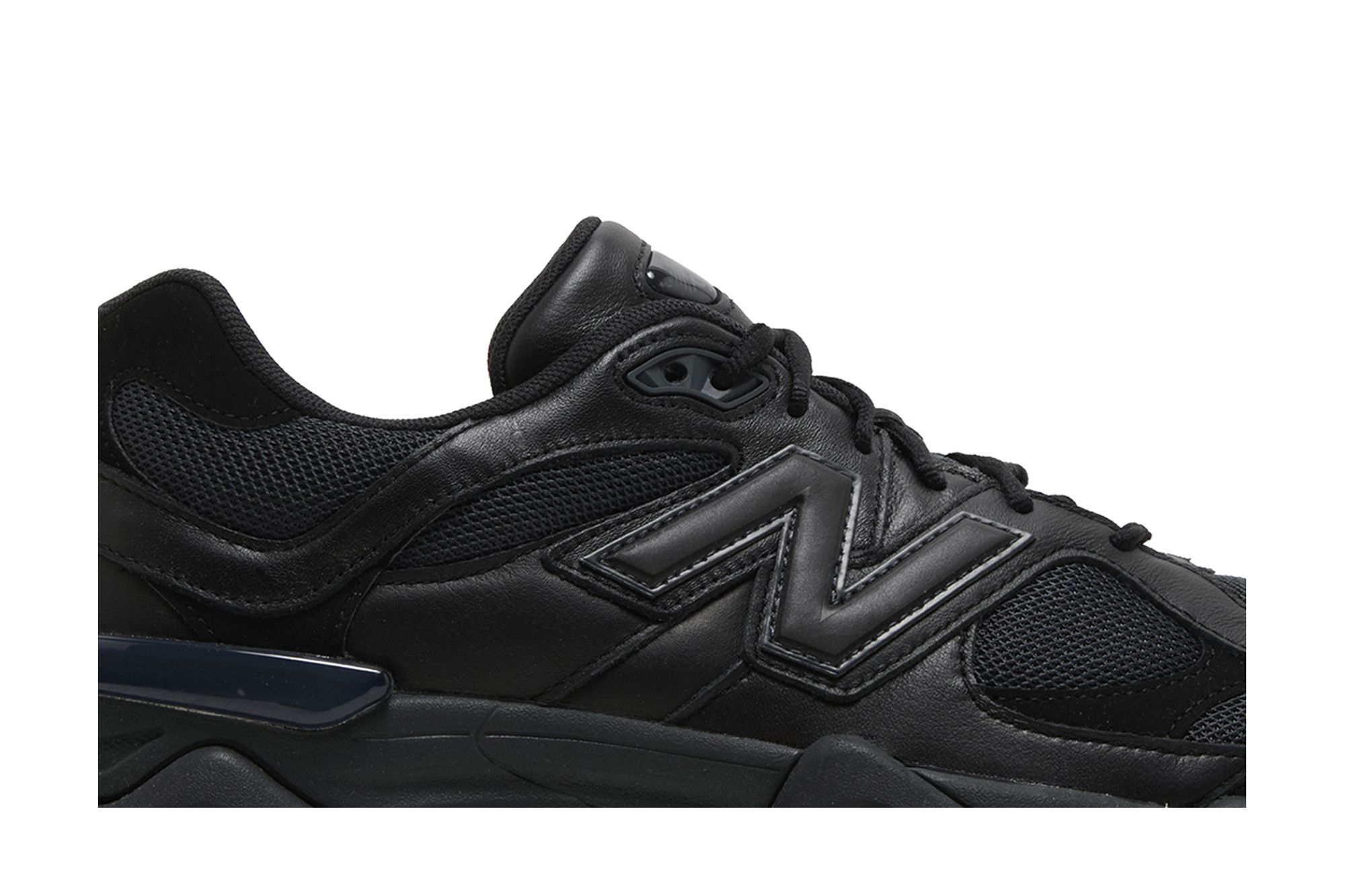 New Balance 9060 'Triple Black Leather' U9060NRI - Image 2