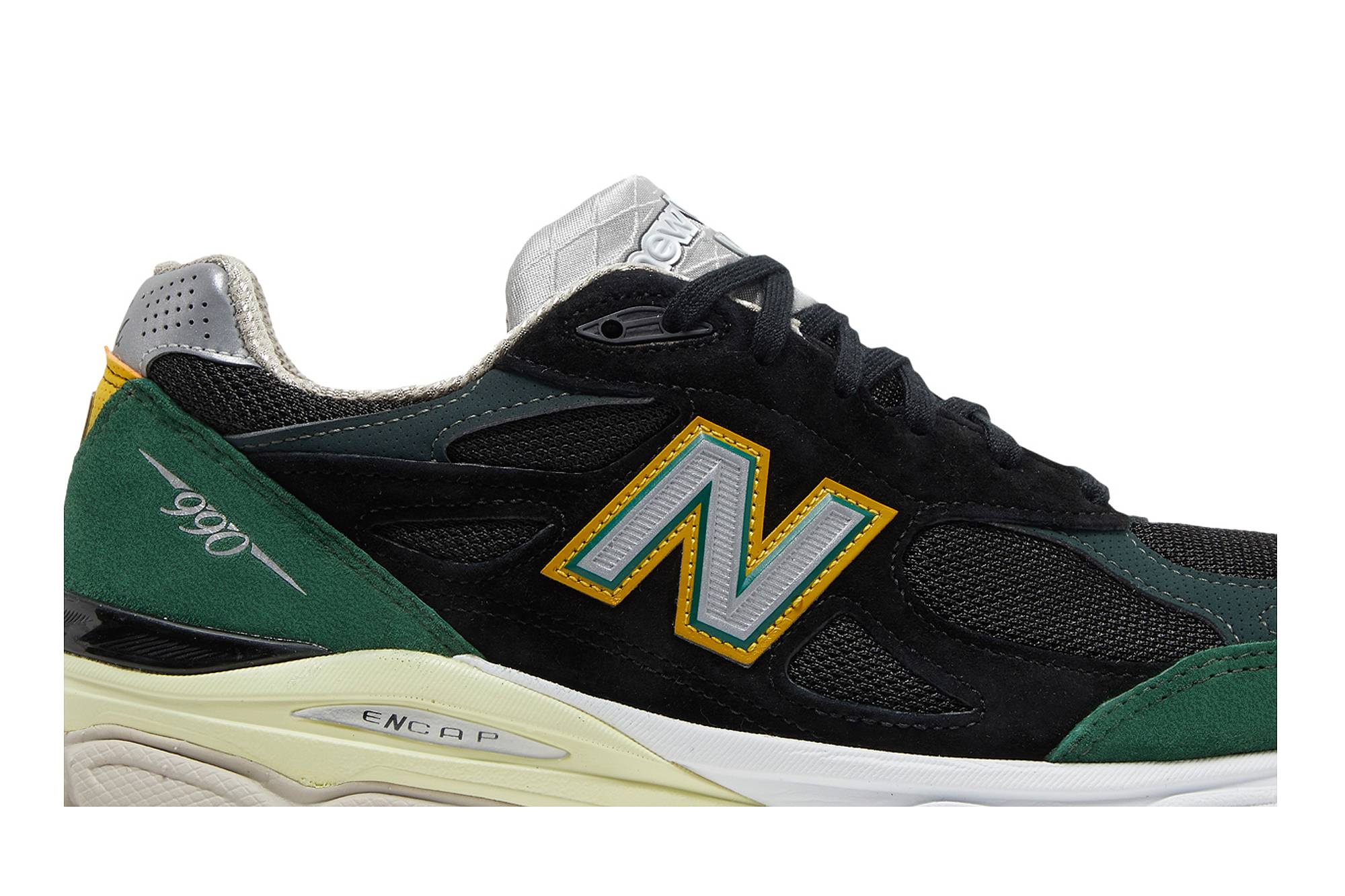 New Balance 990v3 Made In USA 'Black Green' M990CP3 - Afbeelding 9