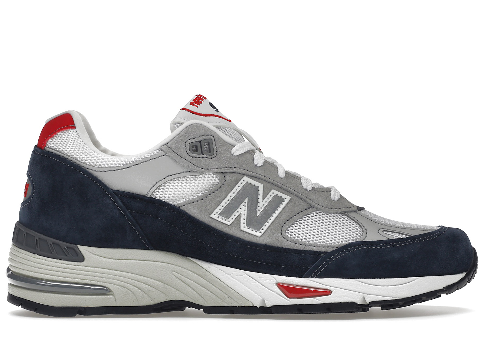 New Balance 991 Grey Navy Red M991GWR Simpleartly Store