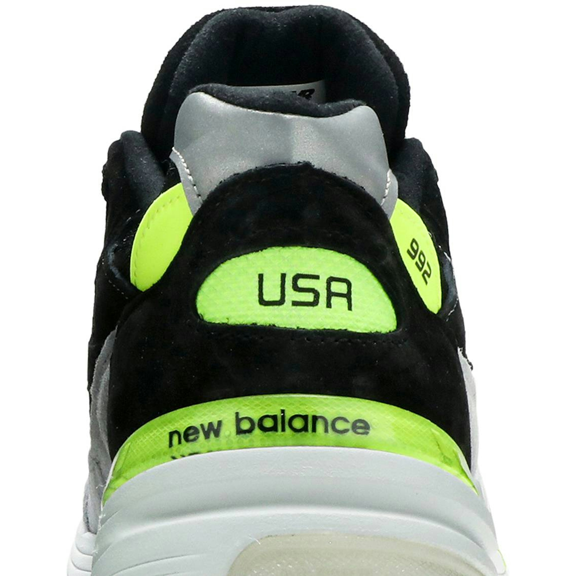 New Balance 992 Made In USA 'Black Grey Volt' M992TQ - Image 7