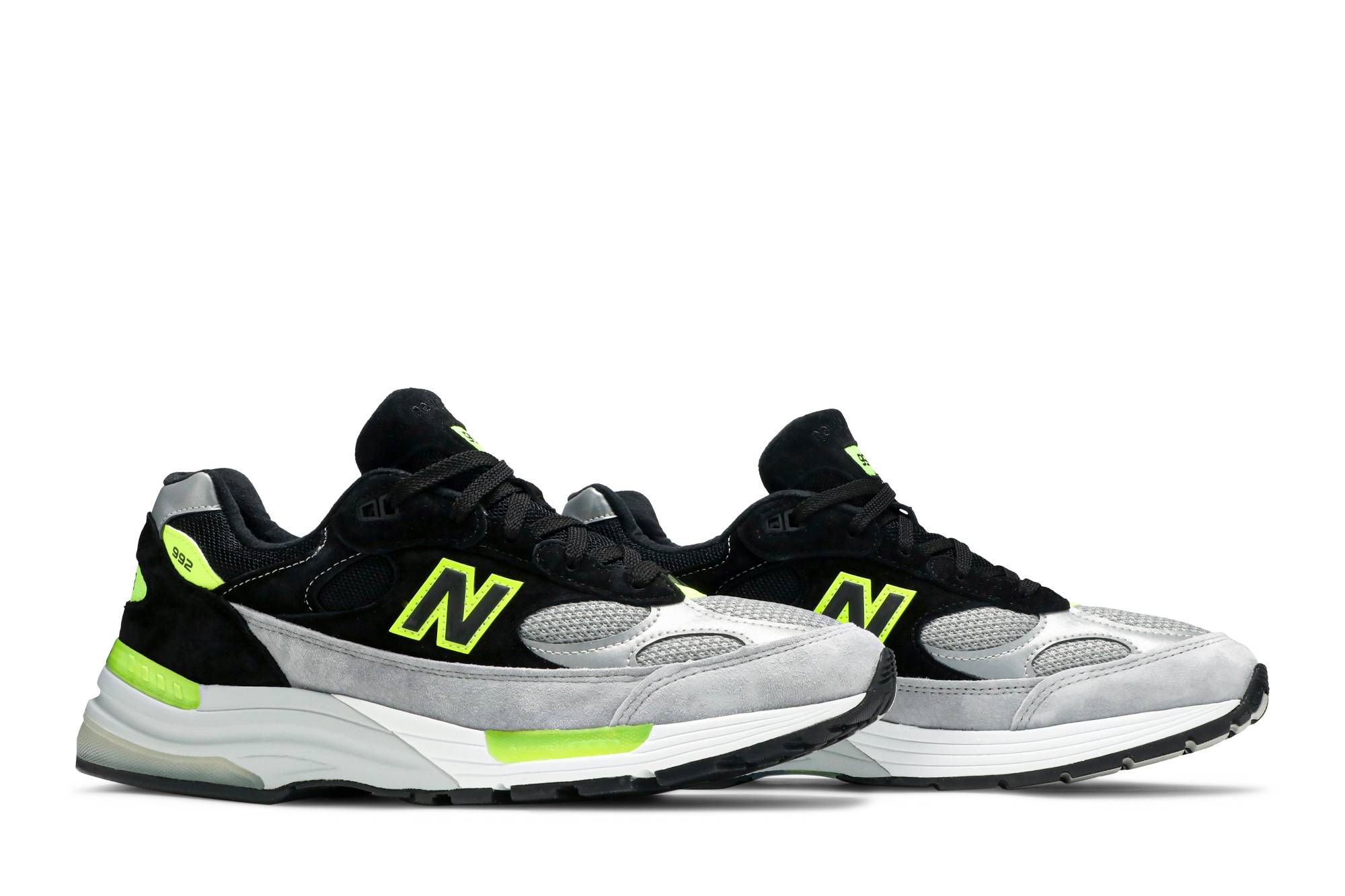 New Balance 992 Made In USA 'Black Grey Volt' M992TQ - Image 8