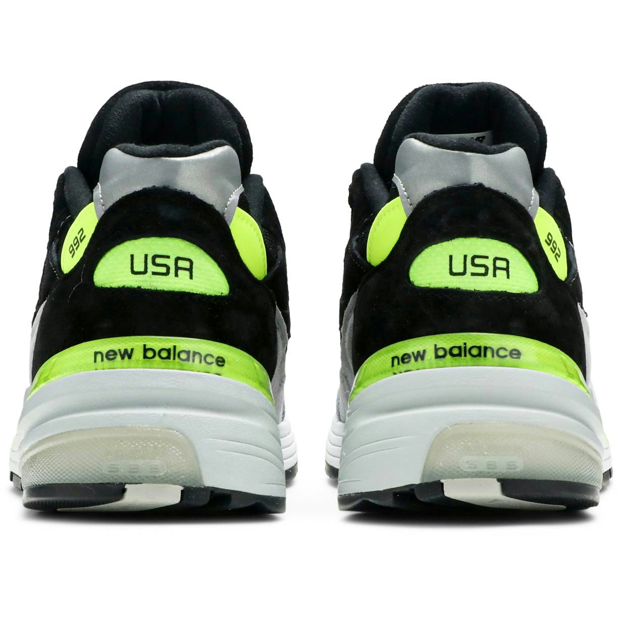 New Balance 992 Made In USA 'Black Grey Volt' M992TQ - Image 6
