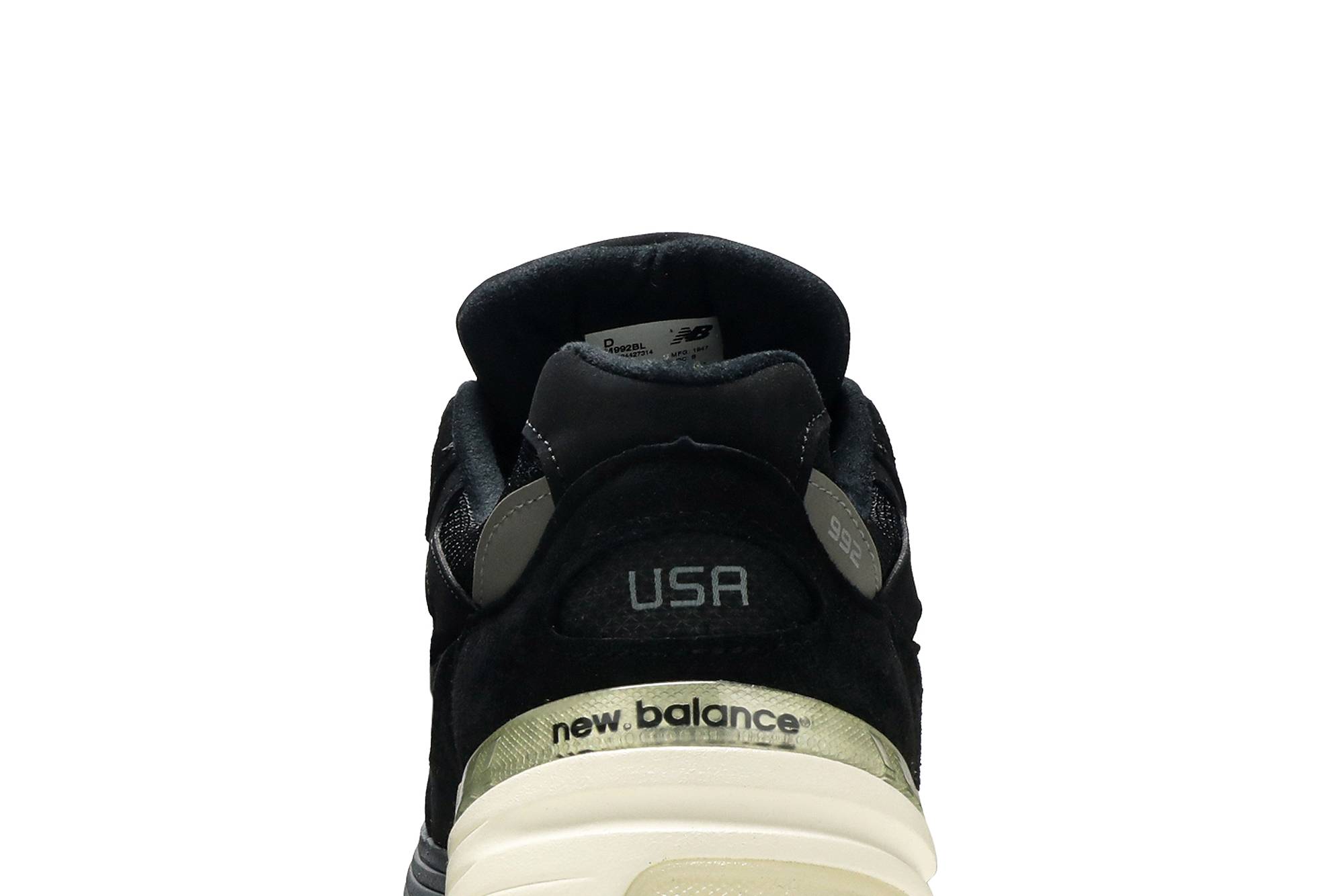 New Balance 992v1 Made In USA 'Black' M992BL - Image 7