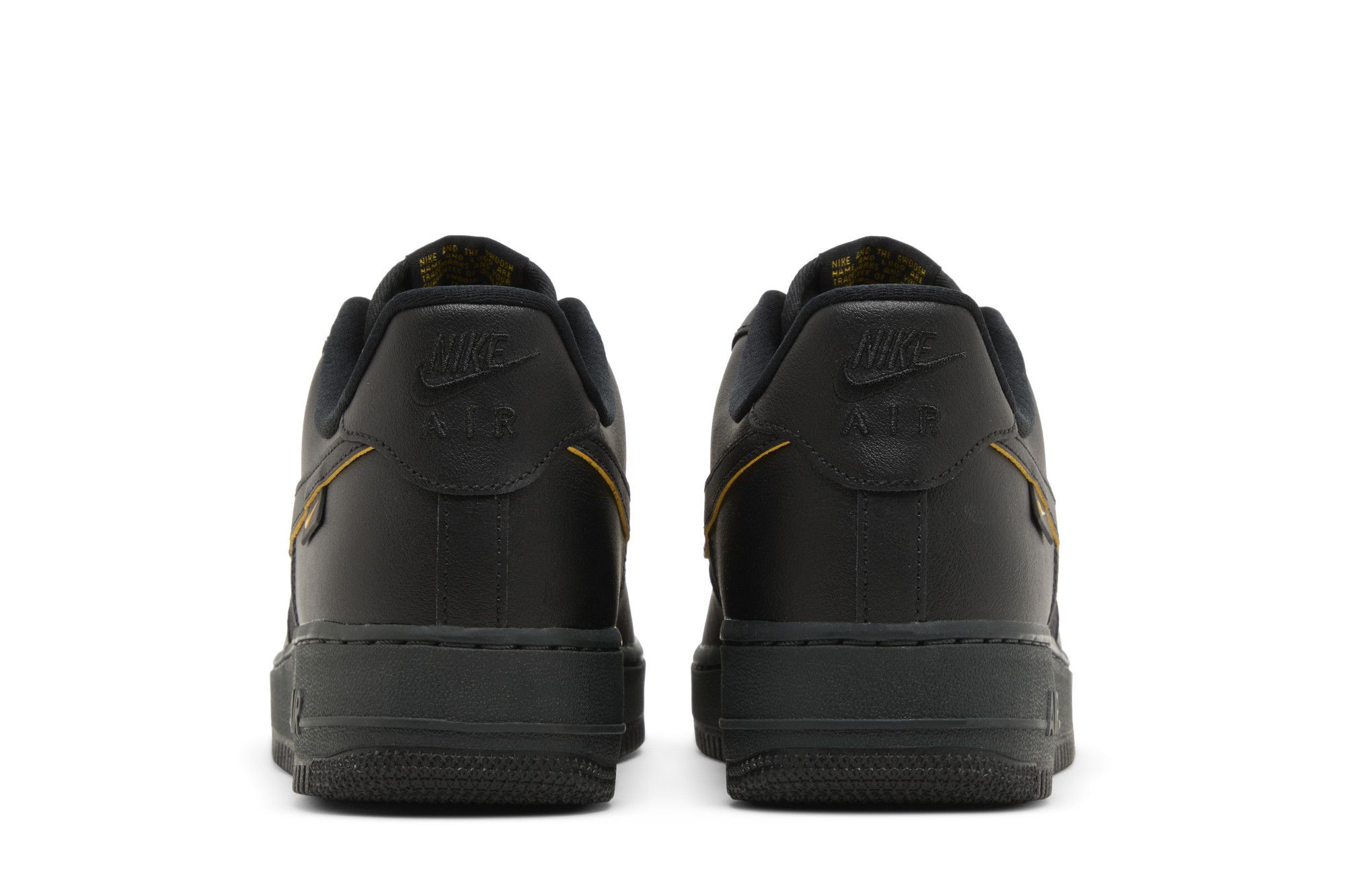 Nike Air Force 1 '07 'Black University Gold' FZ4617-001 - Image 6