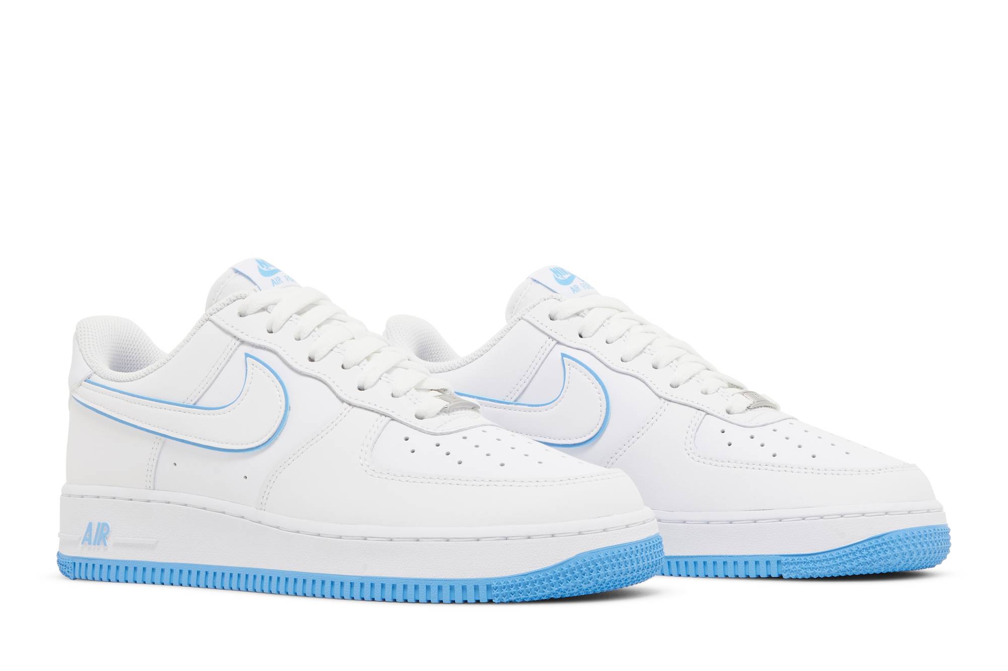 Nike Air Force 1 '07 Low White University Blue Sole DV0788-101 - Image 8