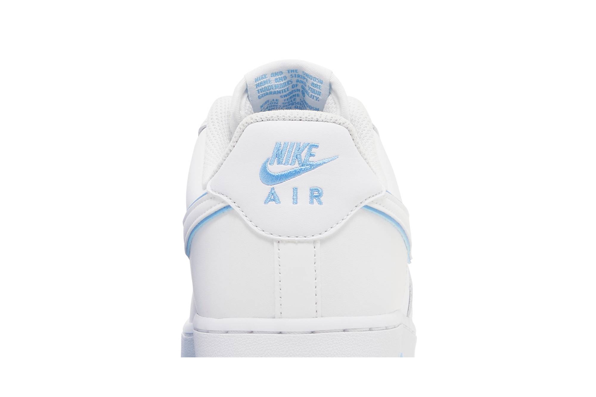 Nike Air Force 1 '07 Low White University Blue Sole DV0788-101 - Image 7