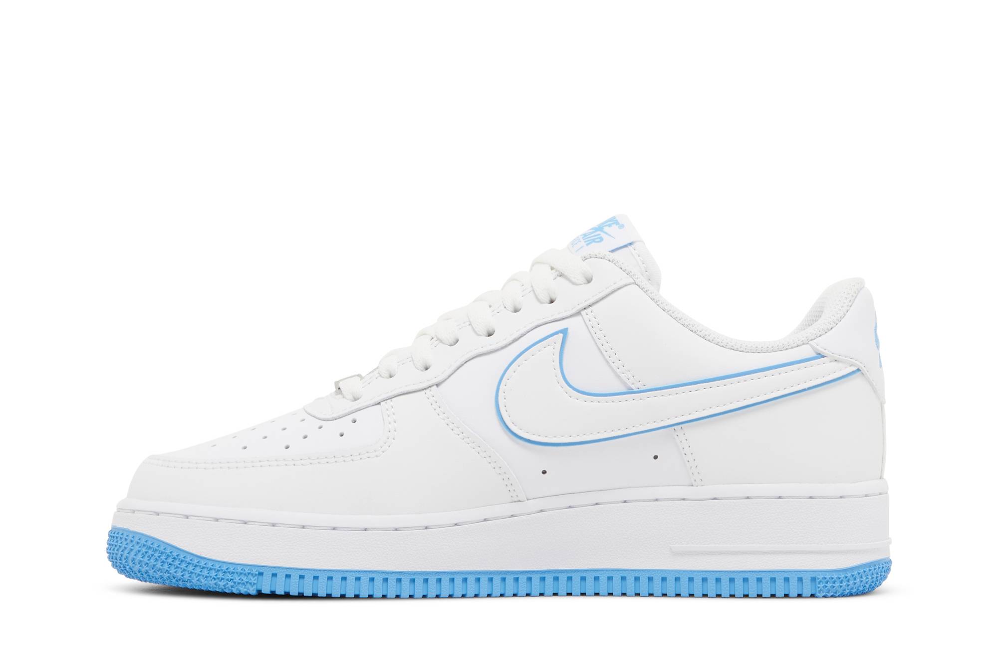 Nike Air Force 1 '07 Low White University Blue Sole DV0788-101 - Image 3