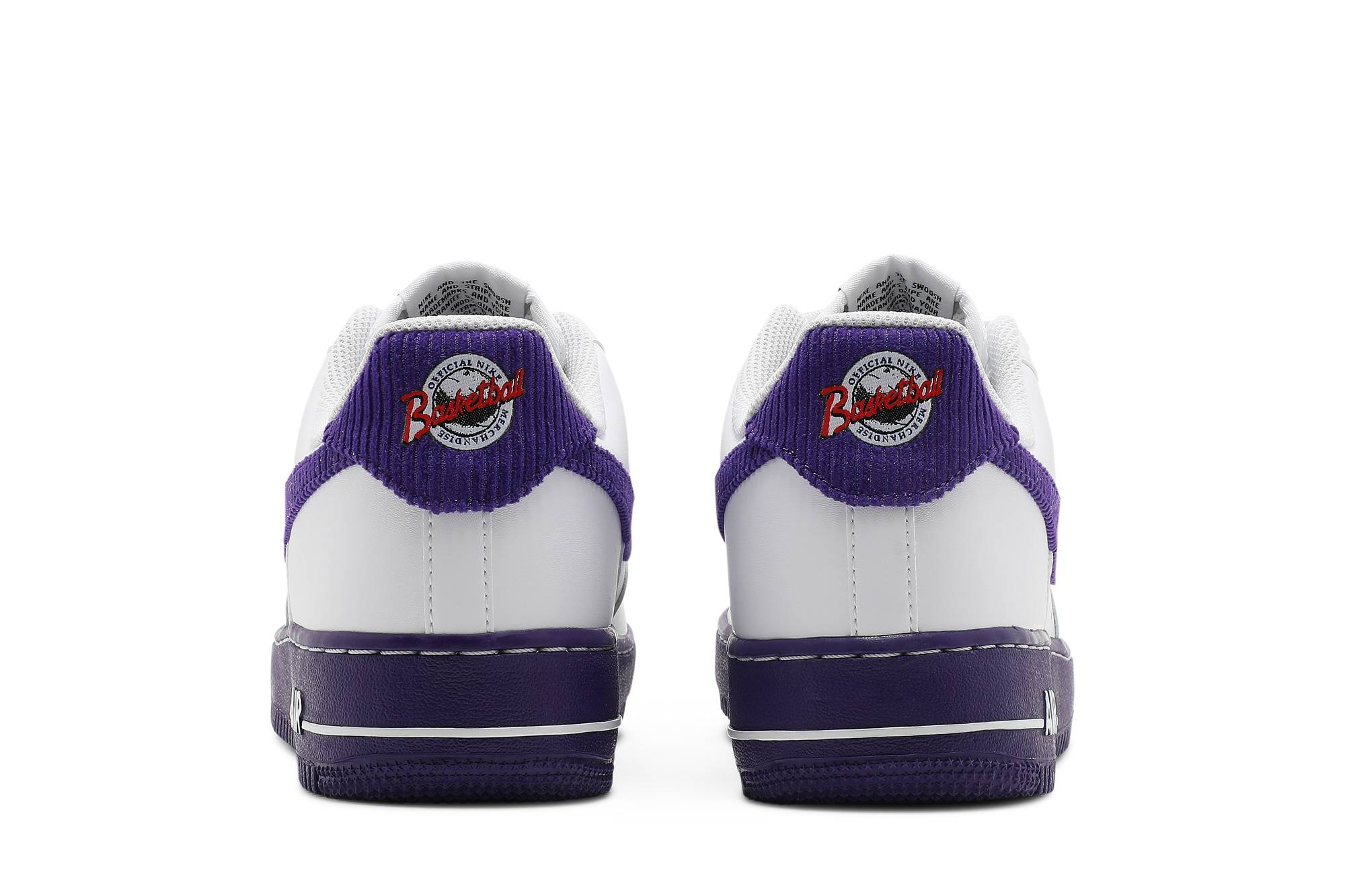 Nike Air Force 1 07 LV8 EMB White Court Purple DB0264-100 Moroen - Image 13