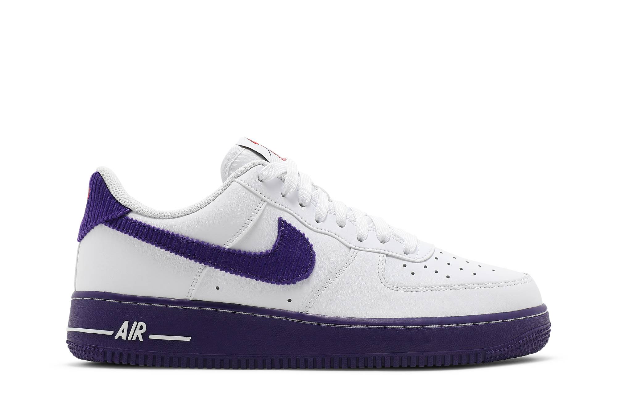 Nike Air Force 1 07 LV8 EMB White Court Purple DB0264-100 Moroen