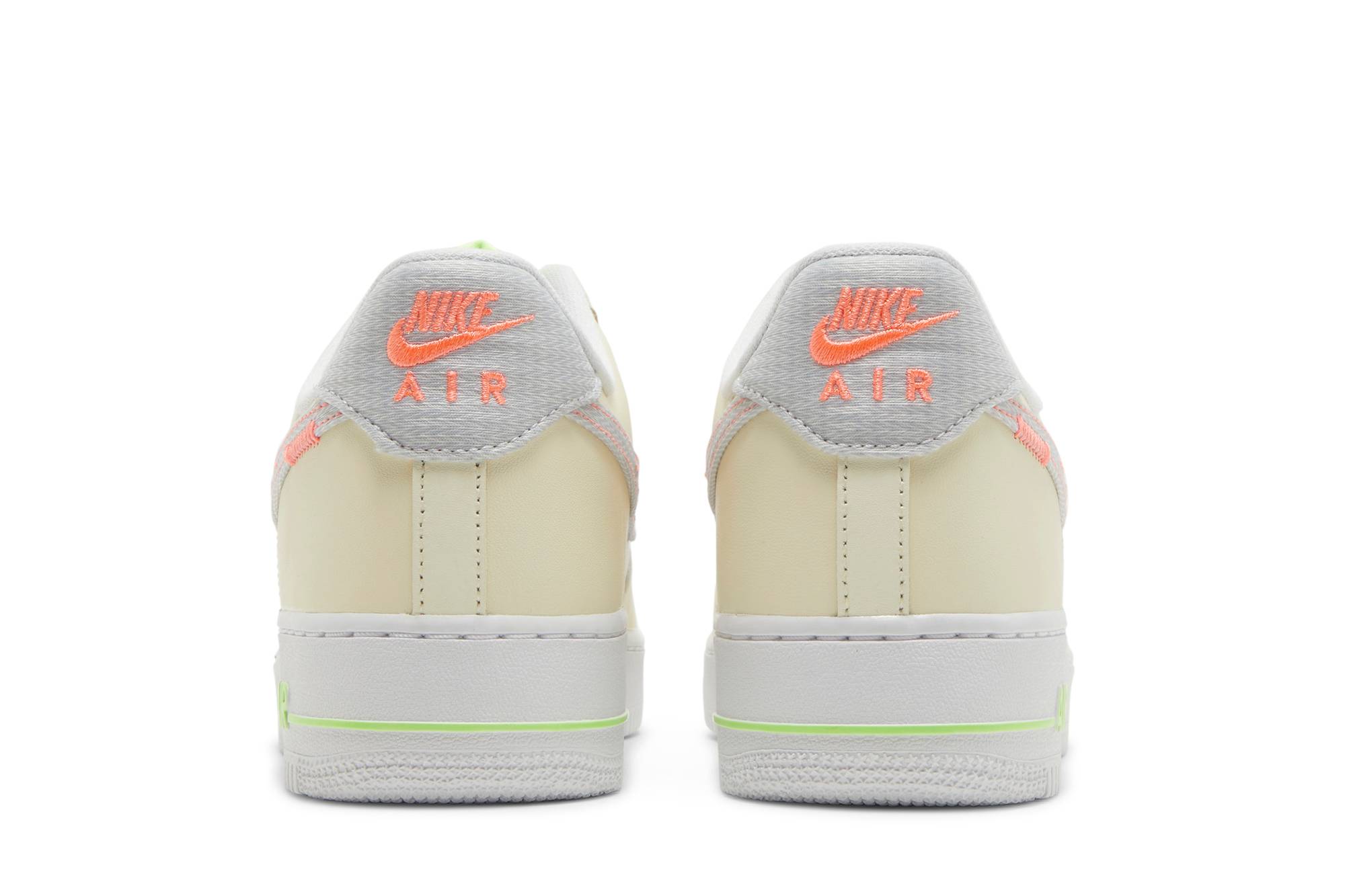Nike Air Force 1 07 LV8 Just Stitch It - White Shade Green FB1852-111 Coiloa - immagine 6