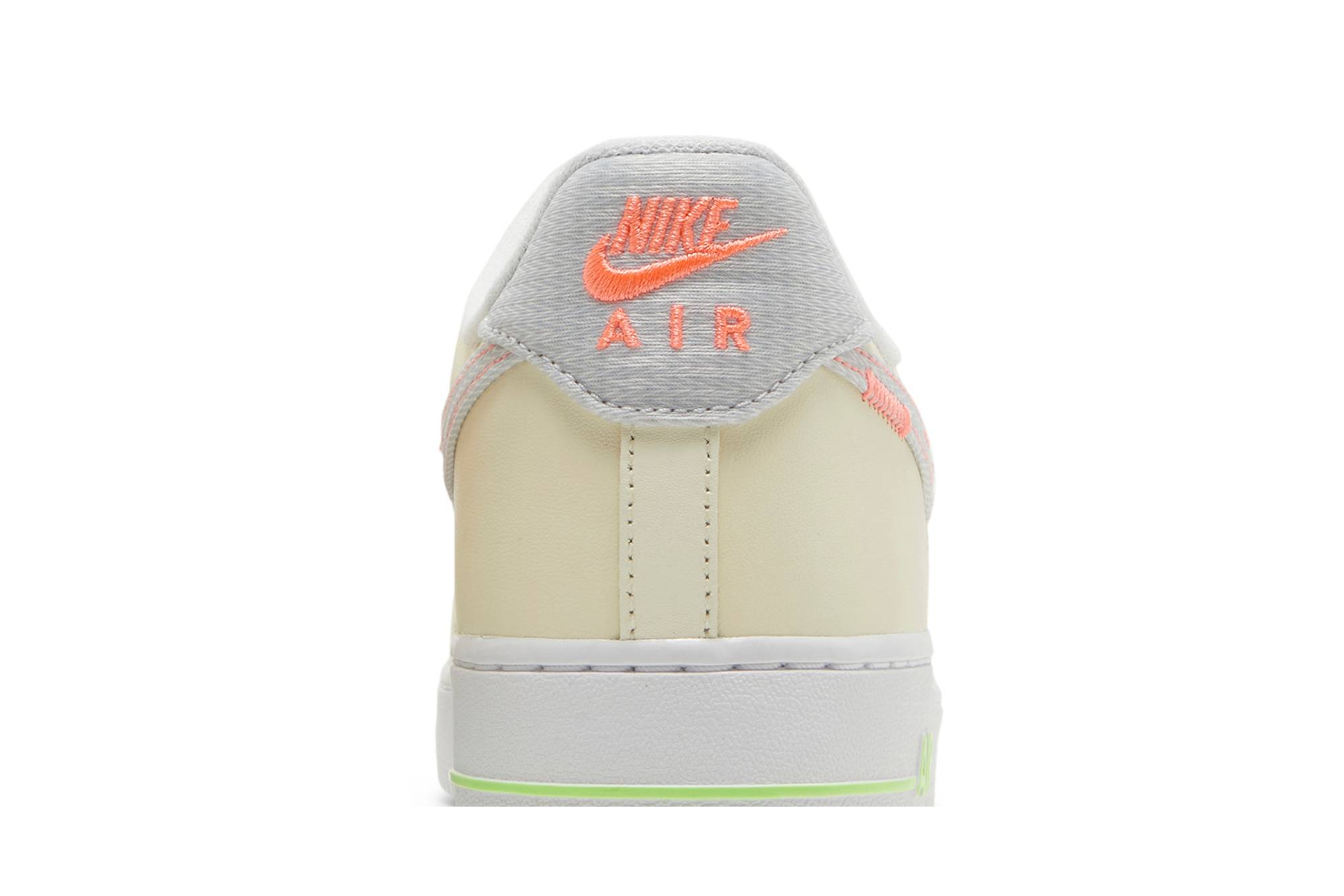 Nike Air Force 1 07 LV8 Just Stitch It - White Shade Green FB1852-111 Coiloa - immagine 7