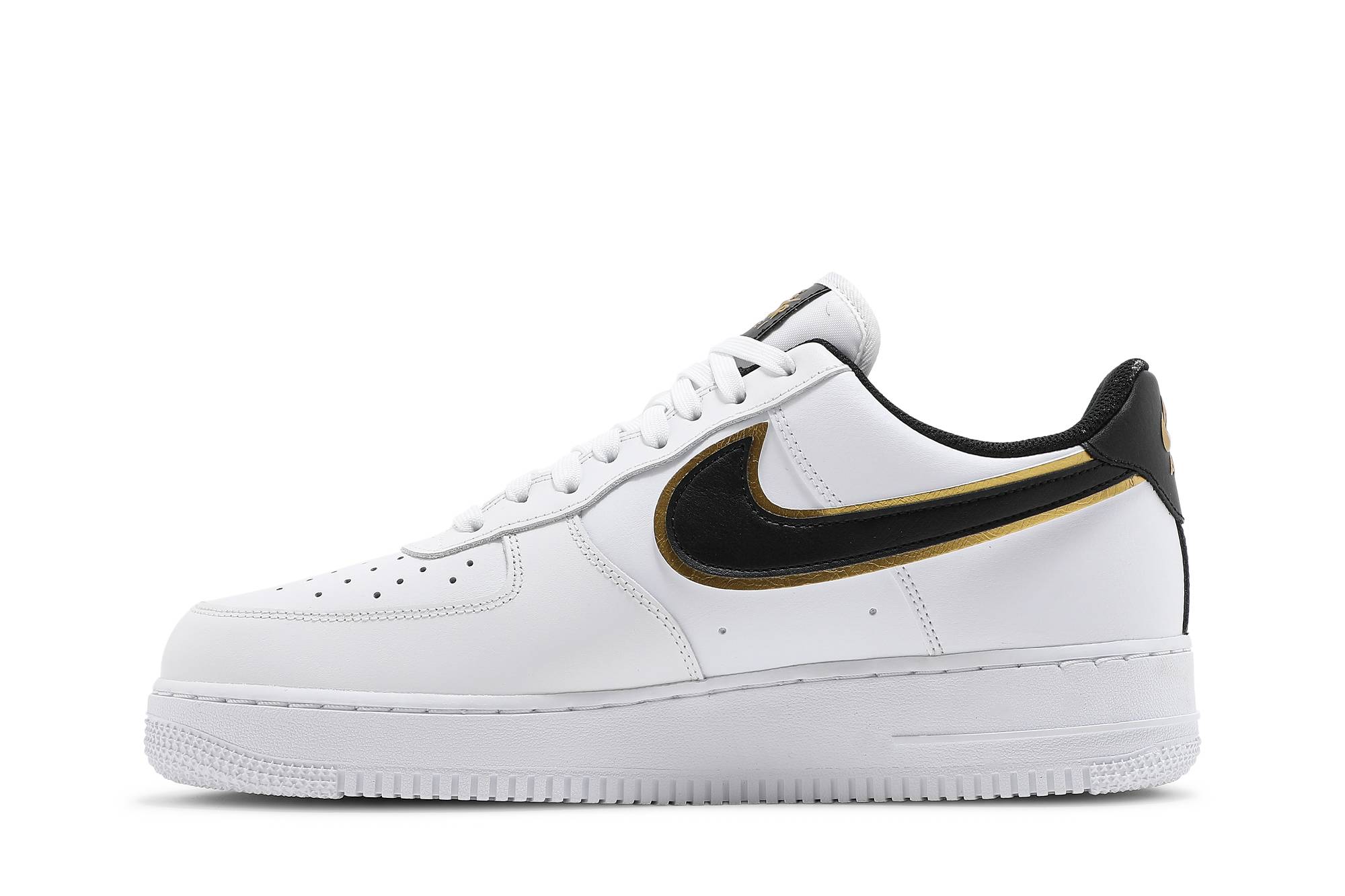 Nike Air Force 1 '07 LV8 'White Metallic Gold' DA8481-100 - Image 14