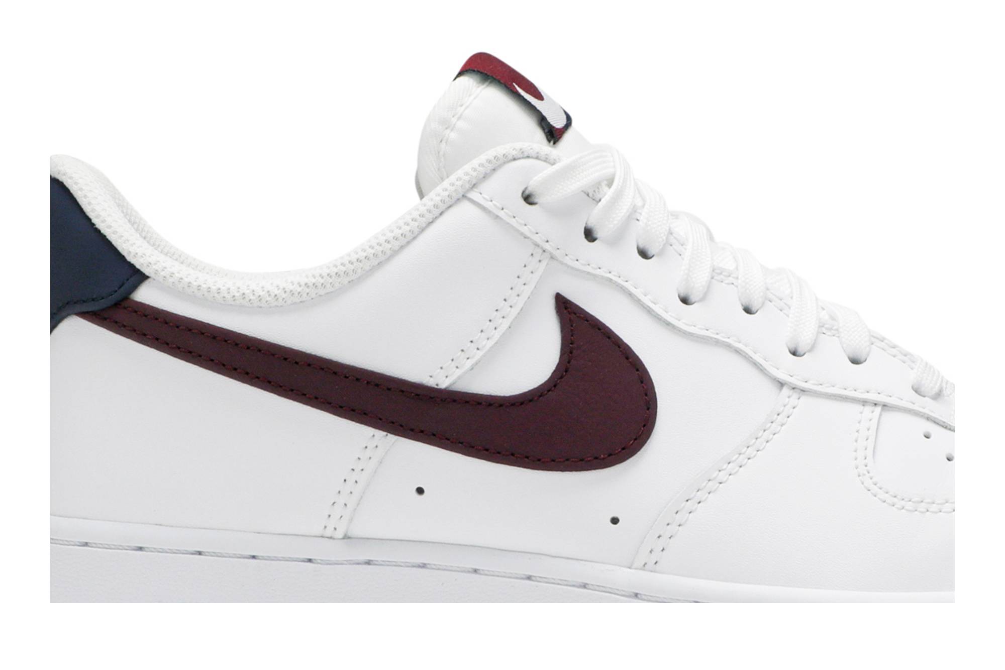 Nike Air Force 1 '07 LV8 'White Night Maroon' CJ8731-100 - Image 2