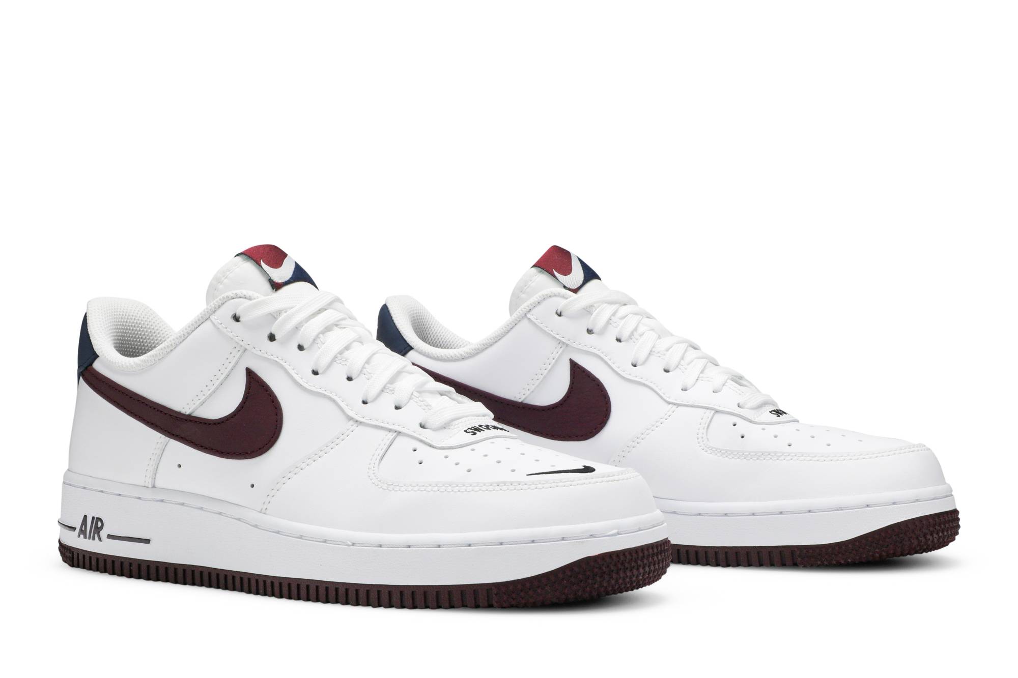 Nike Air Force 1 '07 LV8 'White Night Maroon' CJ8731-100 - Image 8