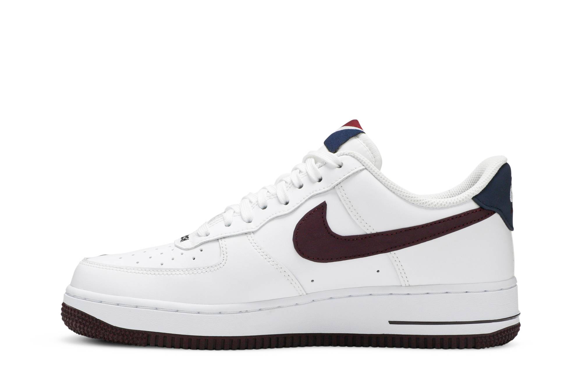 Nike Air Force 1 '07 LV8 'White Night Maroon' CJ8731-100 - Image 3