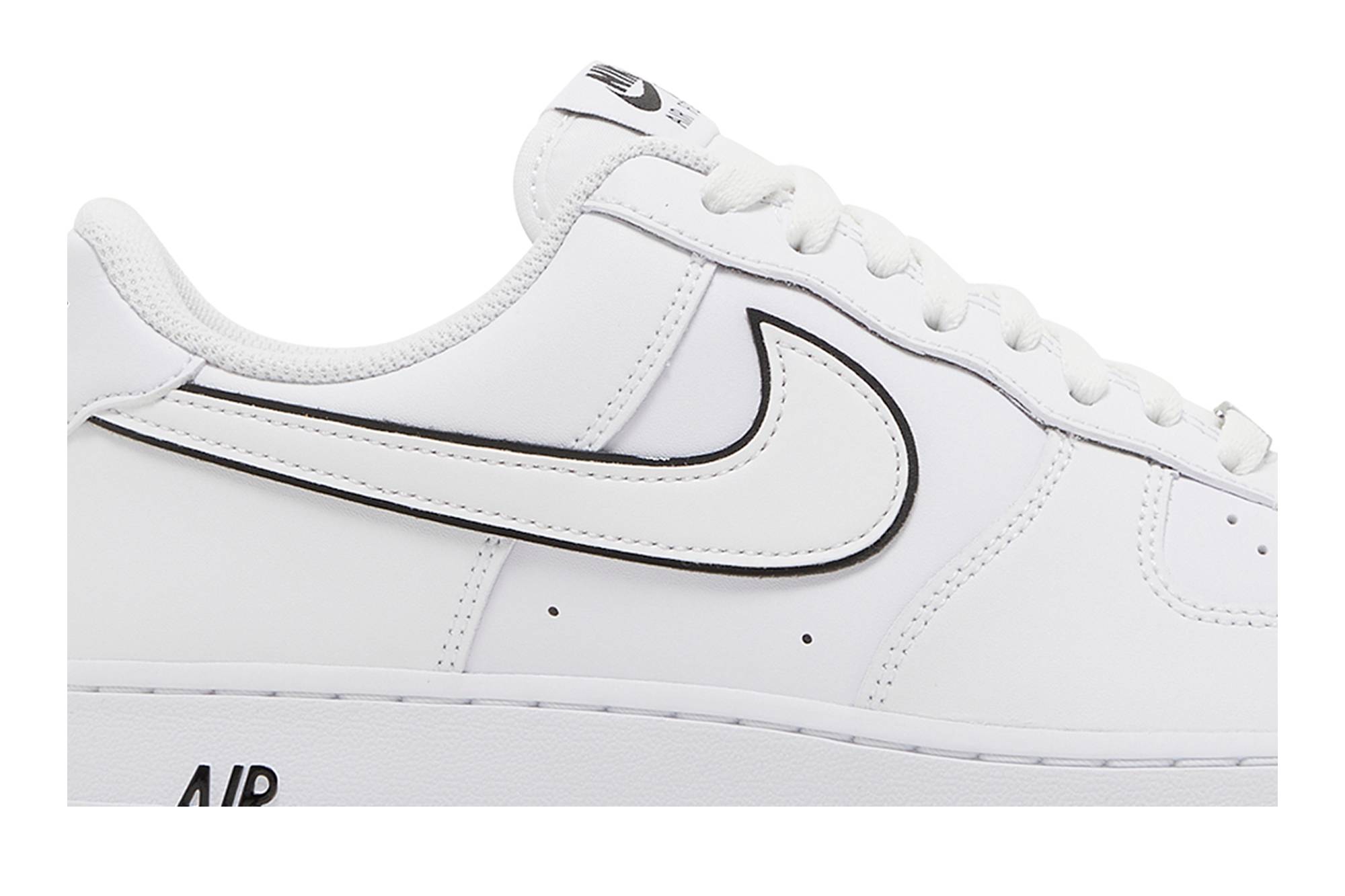 Nike Air Force 1 07 White Black Outline DV0788-103 Moroen - Image 2