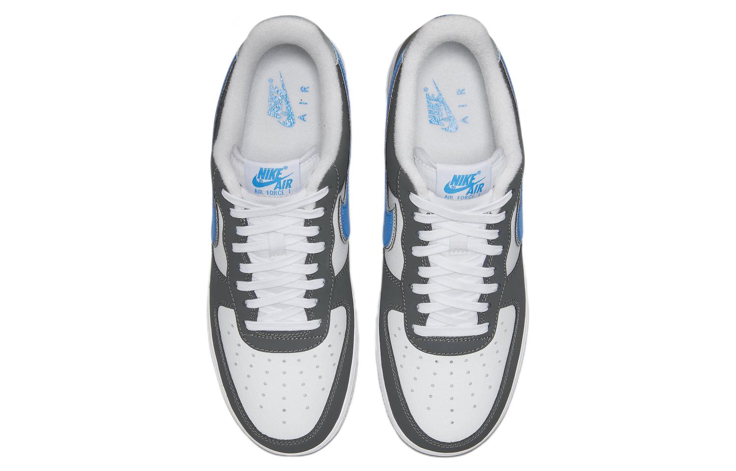Nike Air Force 1 07 White Grey Photo Blue FB3360-100 Moroen - Image 4