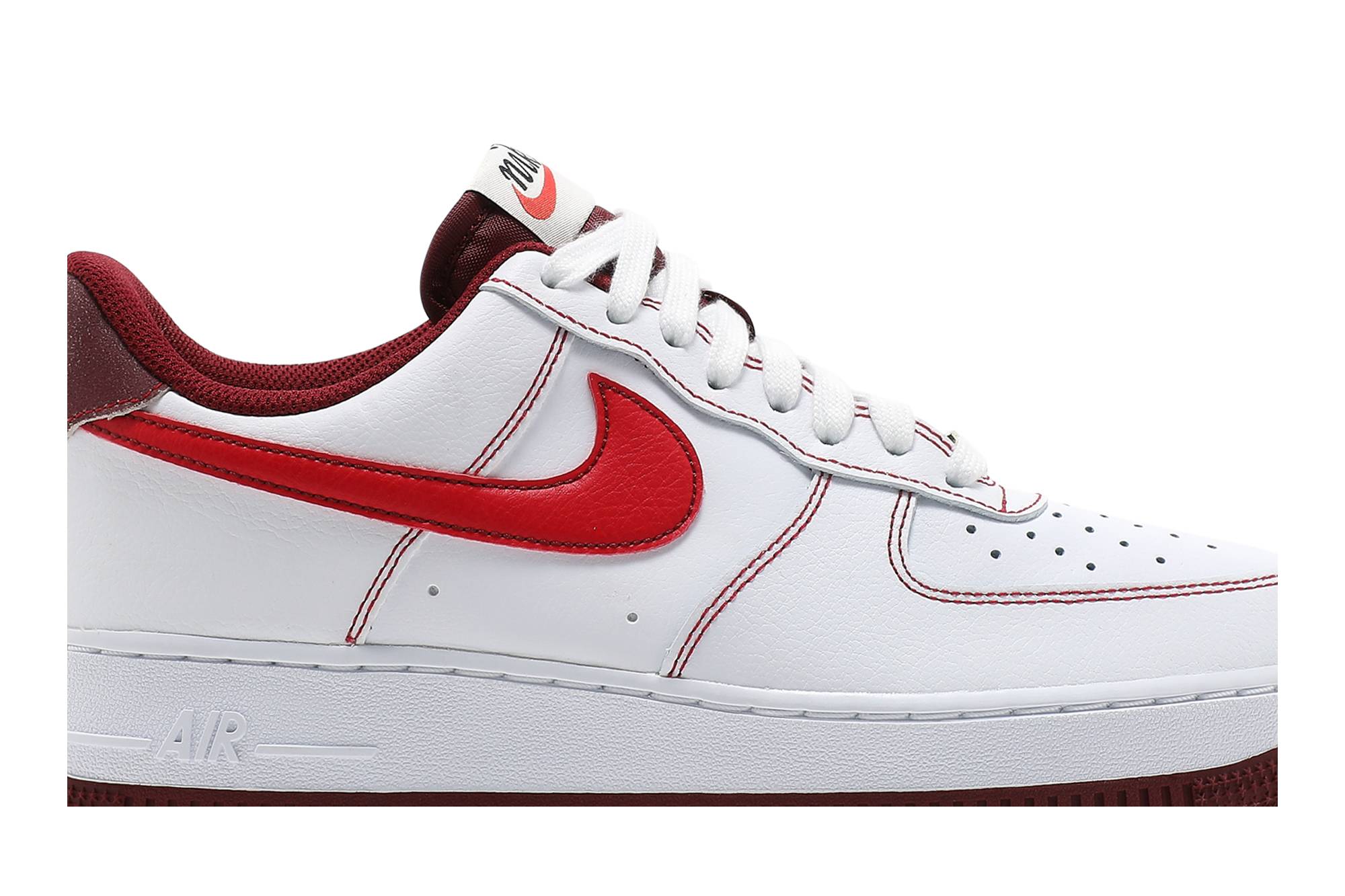 Nike Air Force 1 '07 'White University Red' DA8478-101 - Image 2