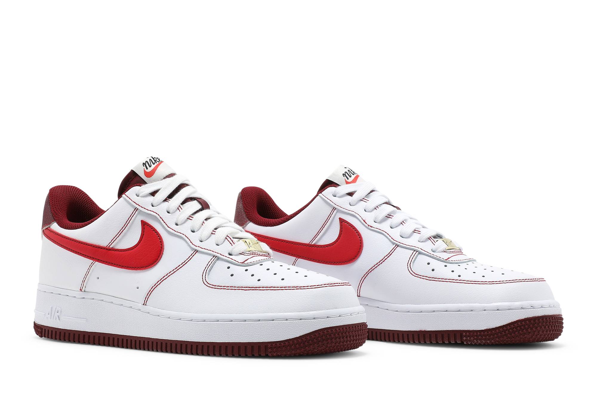 Nike Air Force 1 '07 'White University Red' DA8478-101 - Image 8