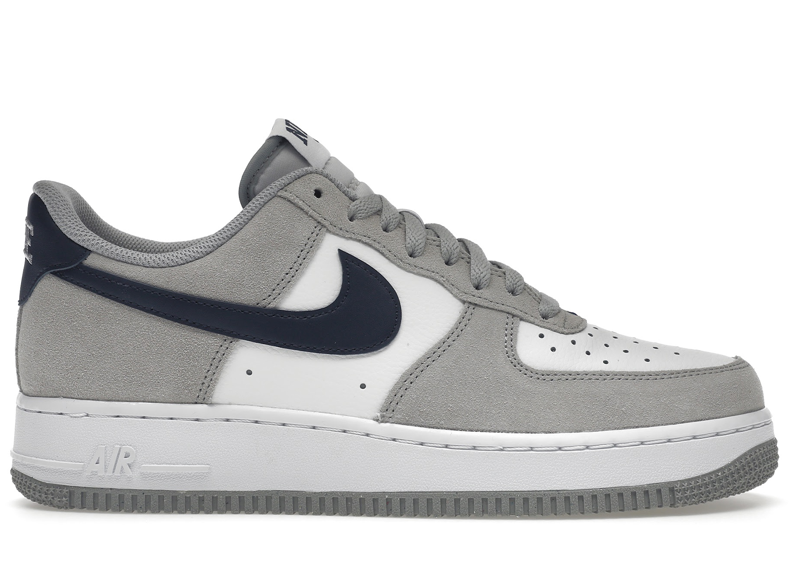 Nike Air Force 1 Low 07 Light Smoke Grey Midnight Navy FD9748-001 Simpleartly Store