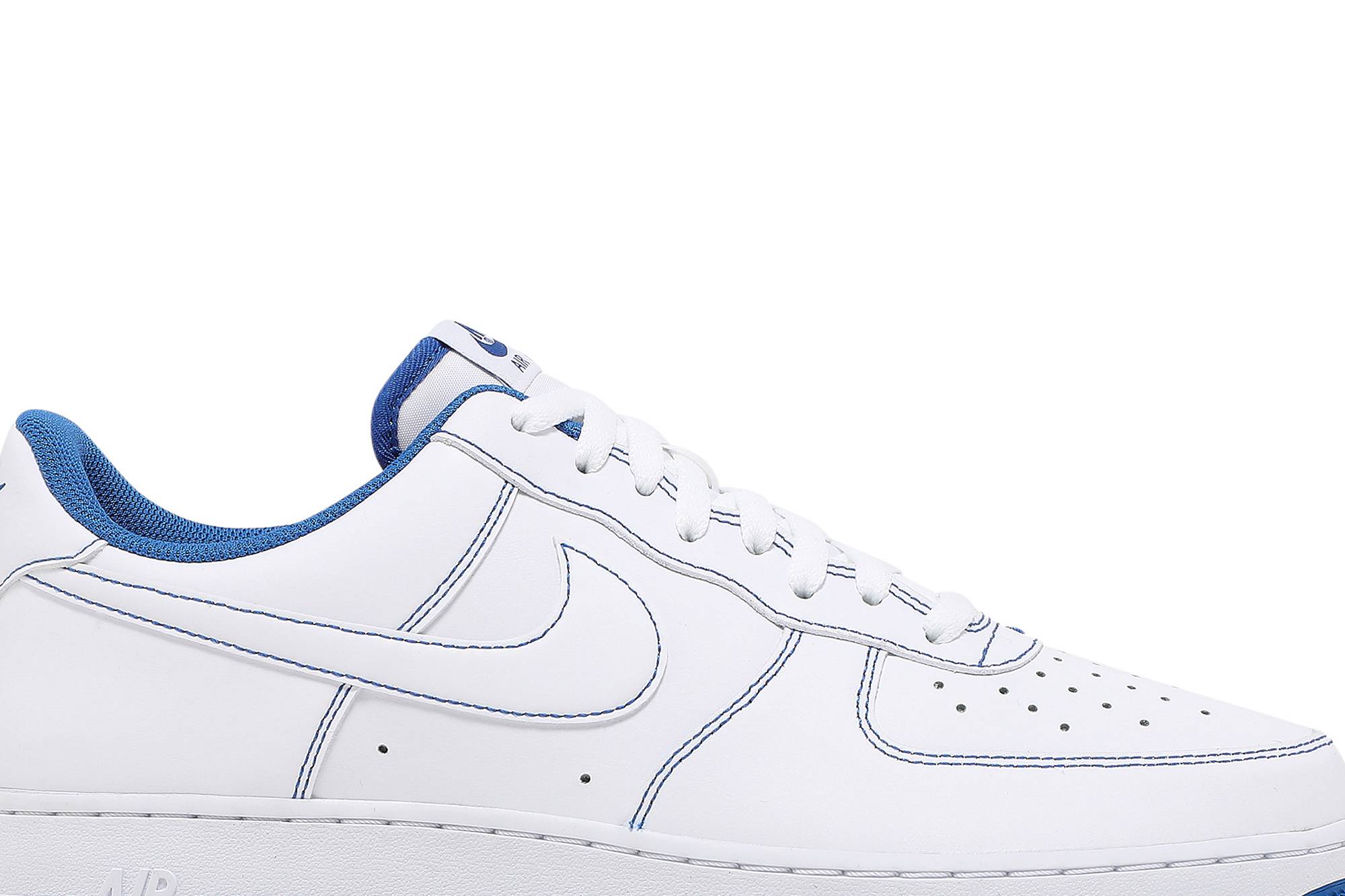 Nike Air Force 1 Low 07 White Game Royal CV1724-101 Moroen - Image 2