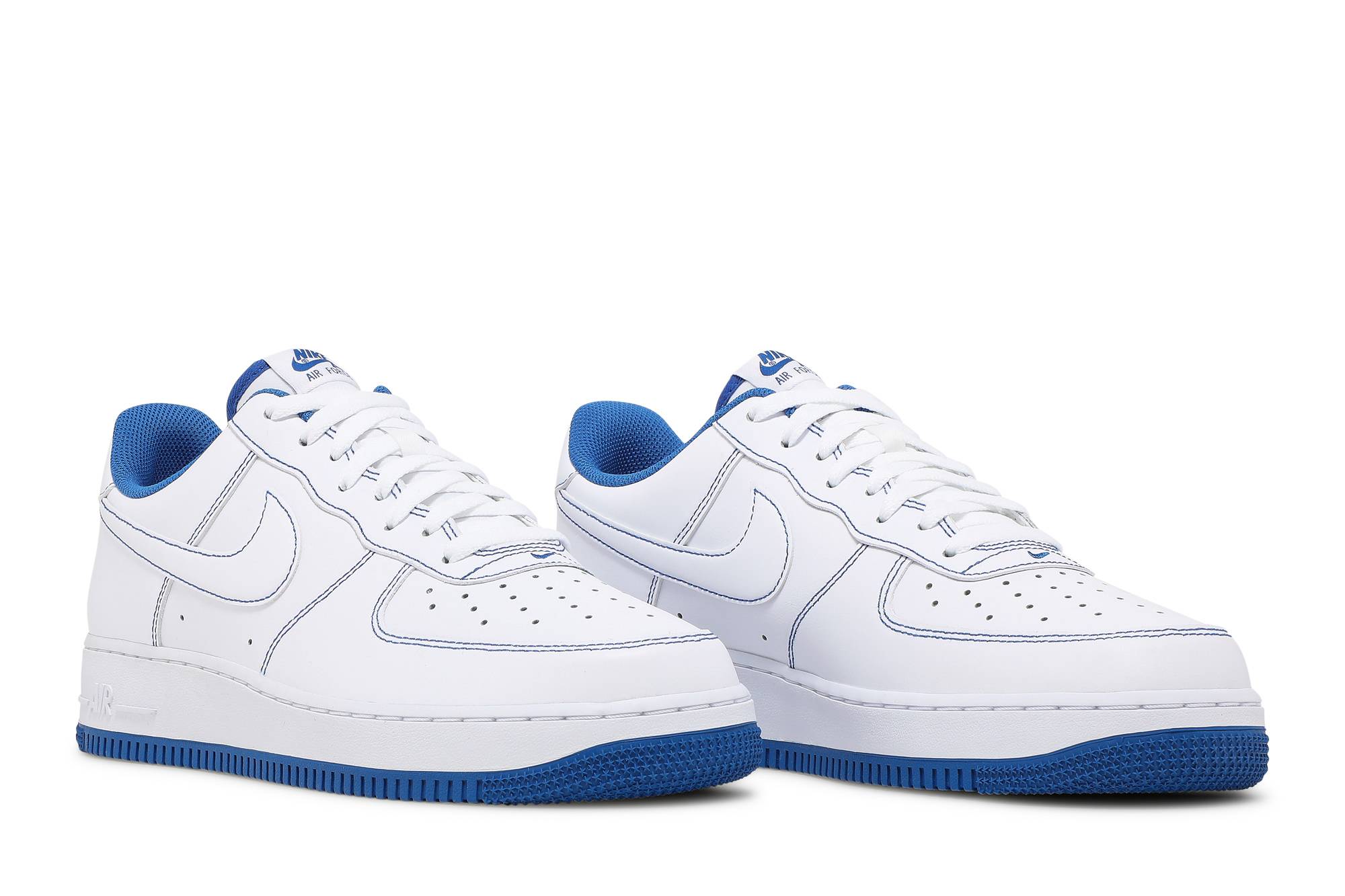 Nike Air Force 1 Low 07 White Game Royal CV1724-101 Moroen - Image 8