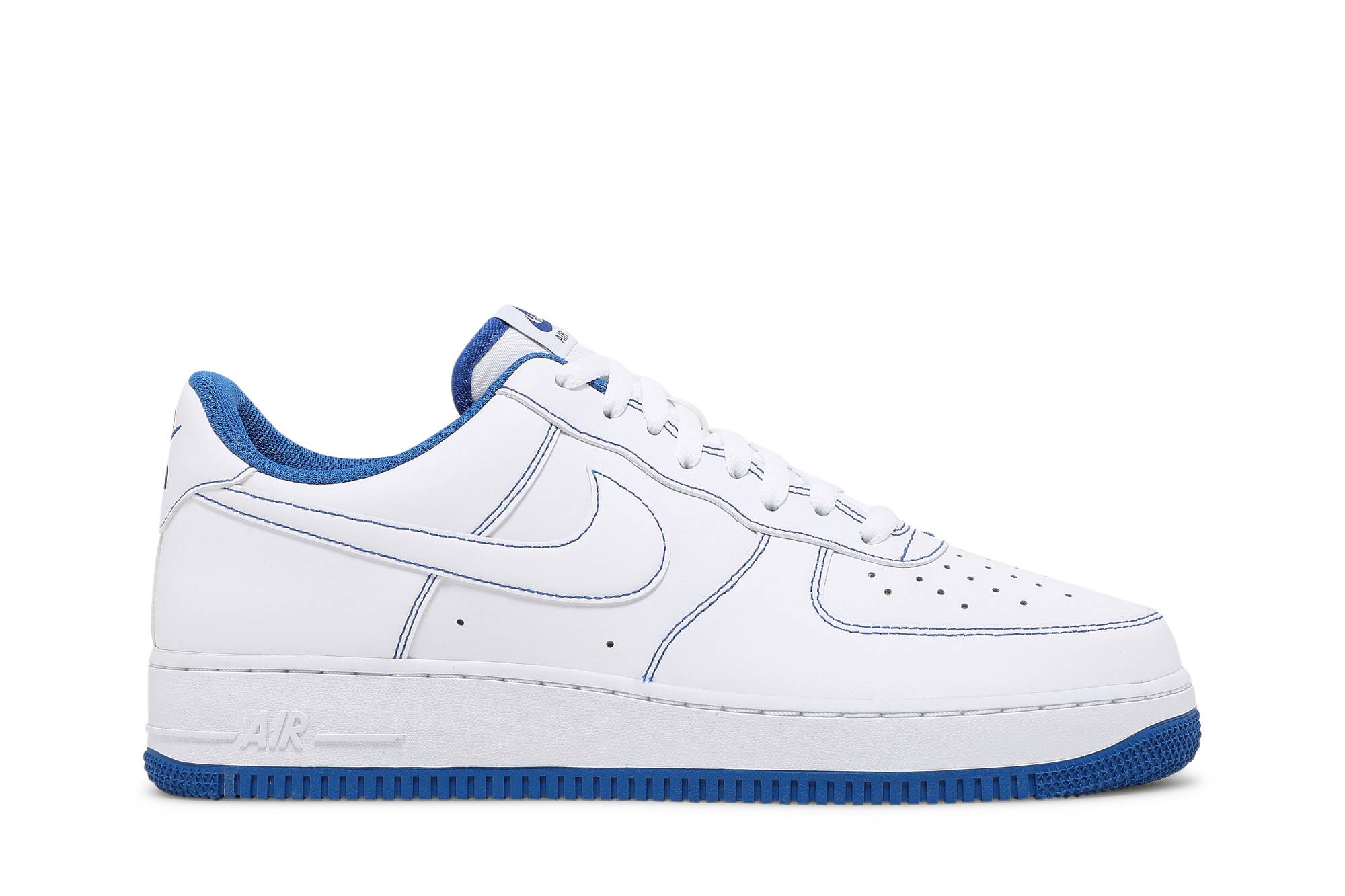 Nike Air Force 1 Low 07 White Game Royal CV1724-101 Moroen