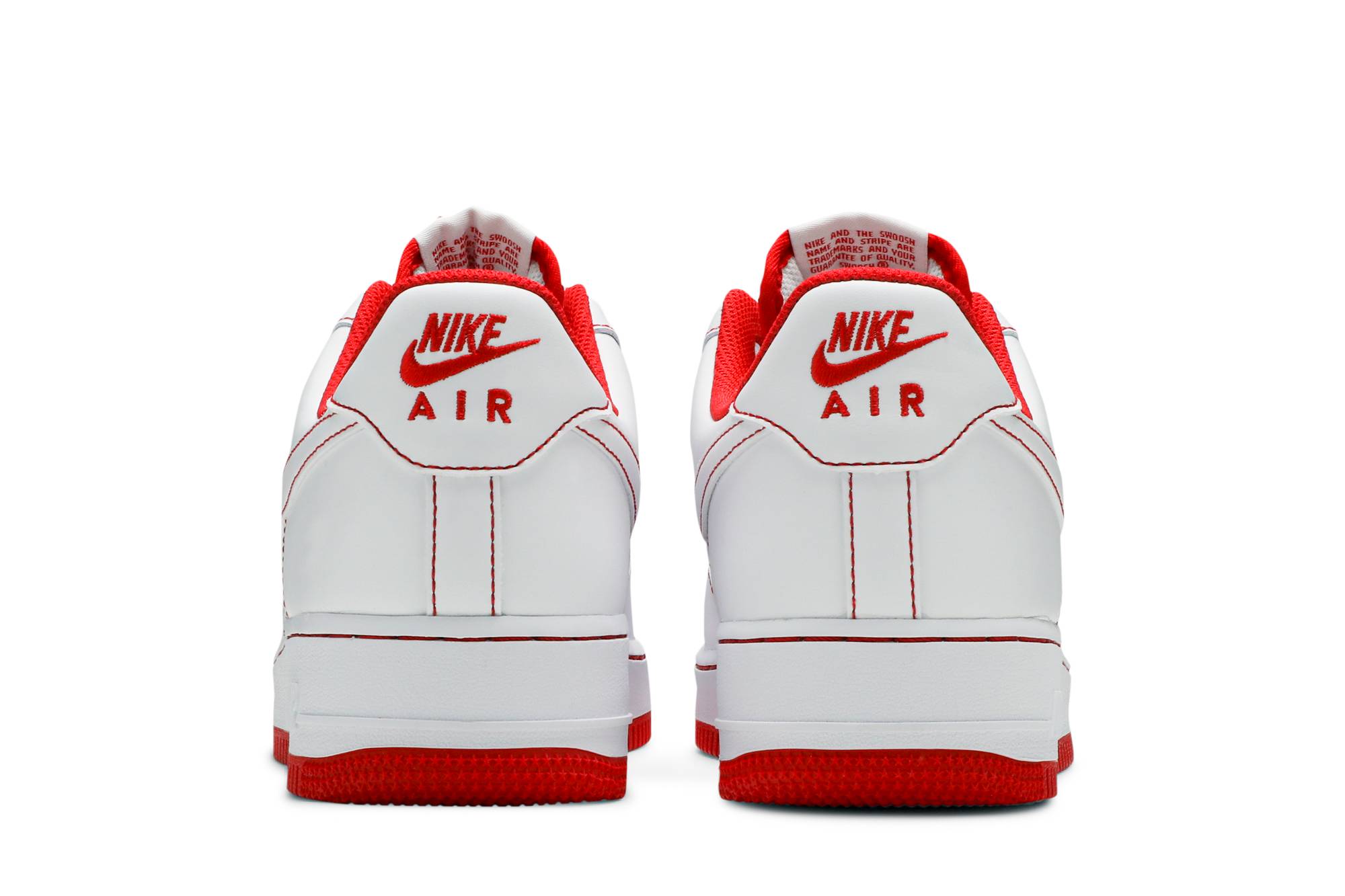 Nike Air Force 1 Low '07 'White University Red' CV1724-100 - Image 5