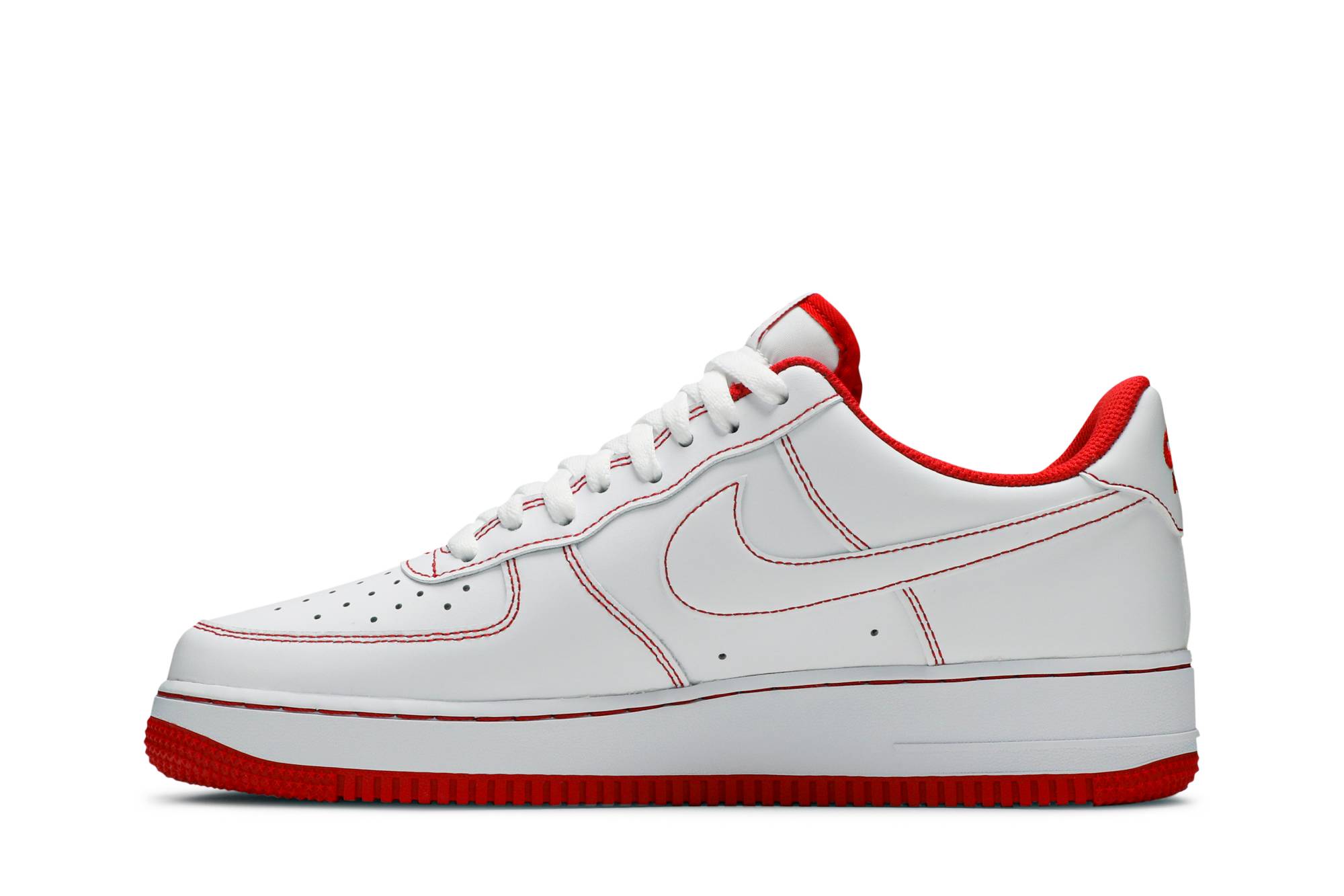 Nike Air Force 1 Low '07 'White University Red' CV1724-100 - Image 14