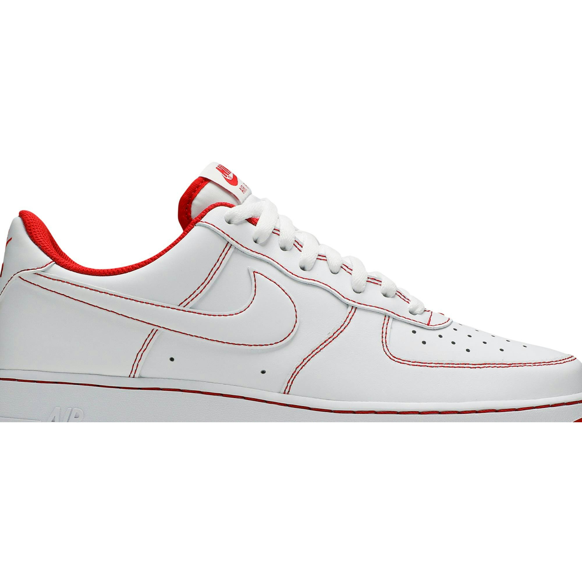 Nike Air Force 1 Low '07 'White University Red' CV1724-100 - Image 2