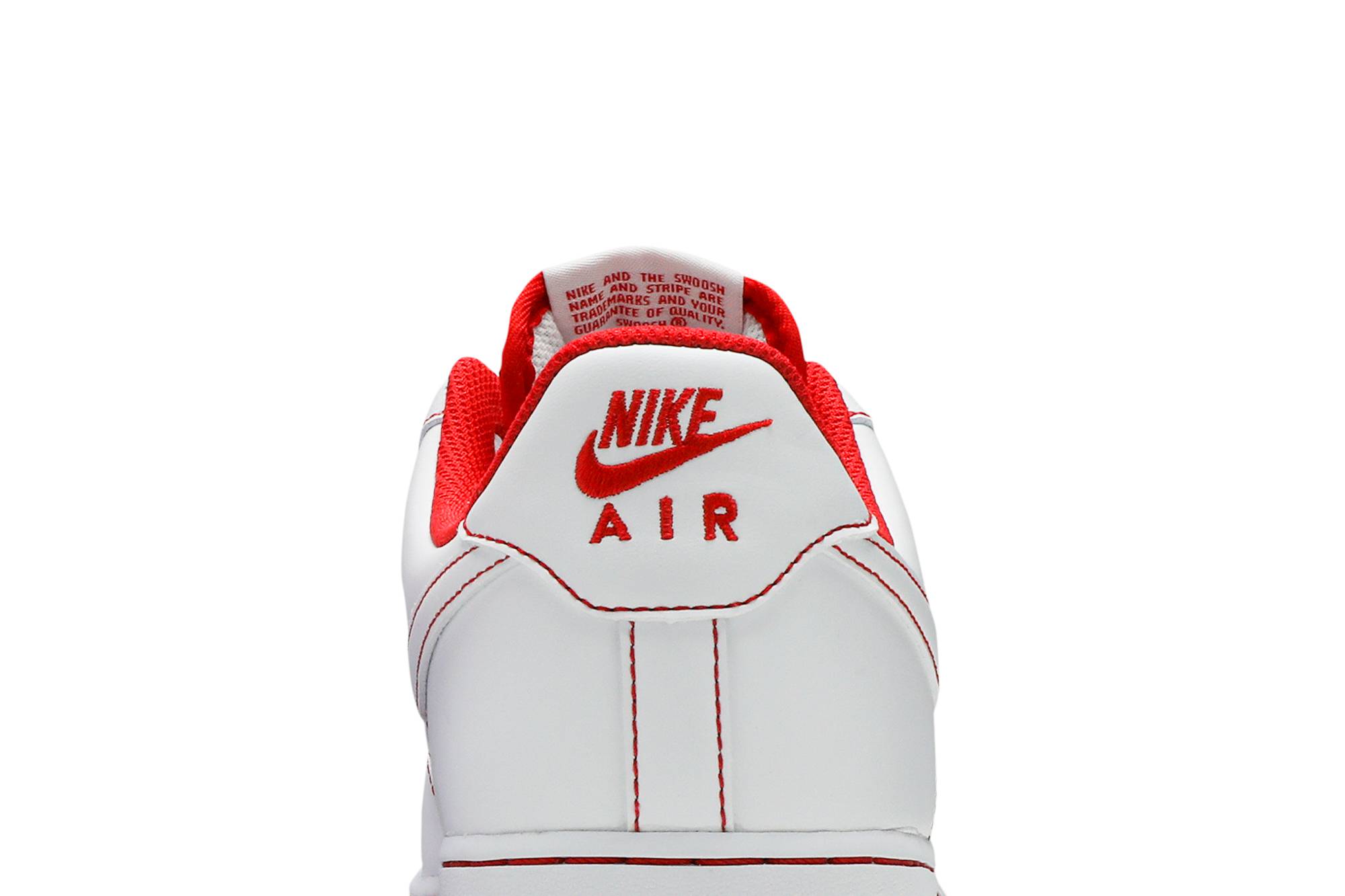Nike Air Force 1 Low '07 'White University Red' CV1724-100 - Image 6