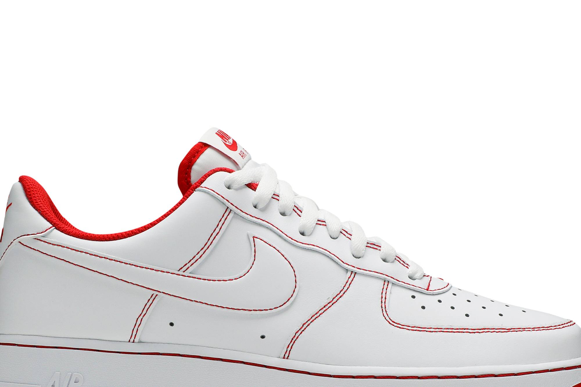 Nike Air Force 1 Low '07 'White University Red' CV1724-100 - Image 13