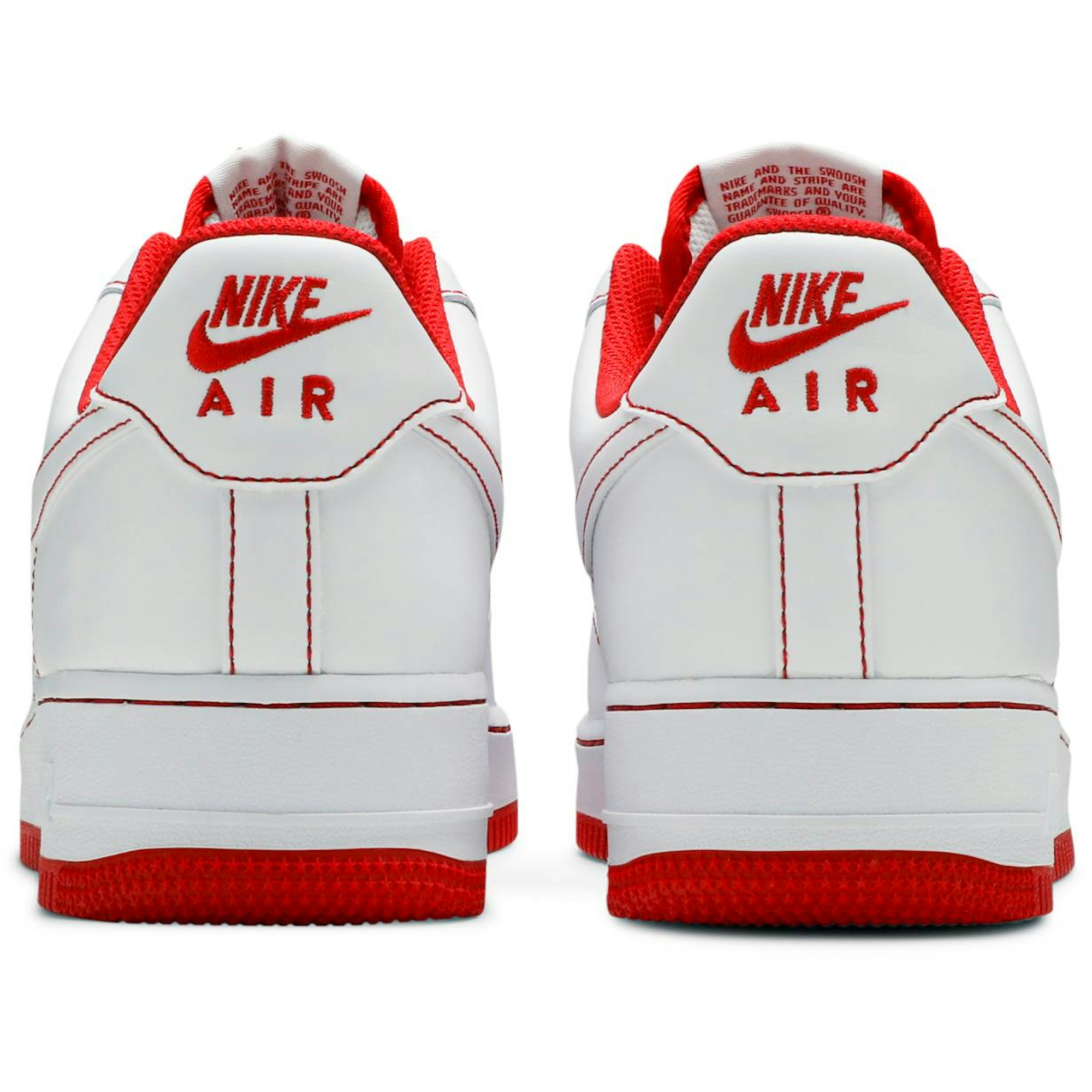 Nike Air Force 1 Low '07 'White University Red' CV1724-100 - Image 10