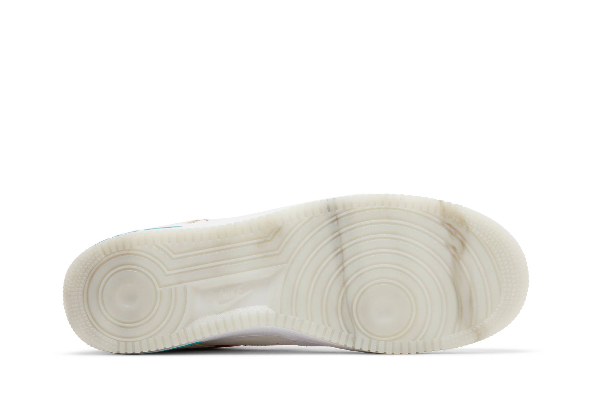 Nike Air Force 1 Low 'Just Do It White Red Teal' FD4205-161 - Image 4