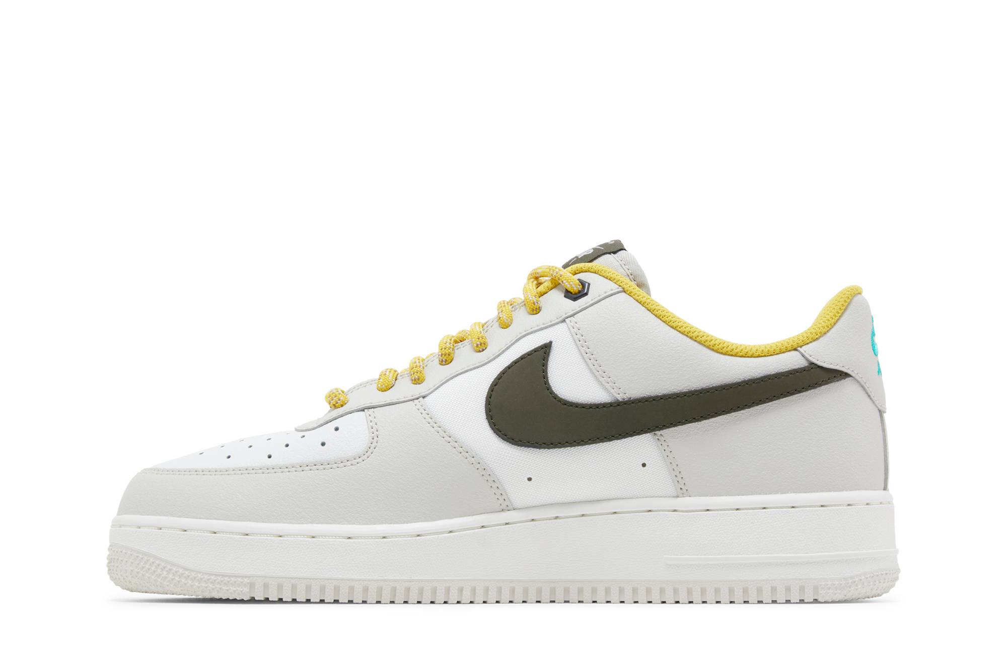 Nike Air Force 1 Low Premium Light Bone Vivid Sulfur FV3628-031 Moroen - Image 3