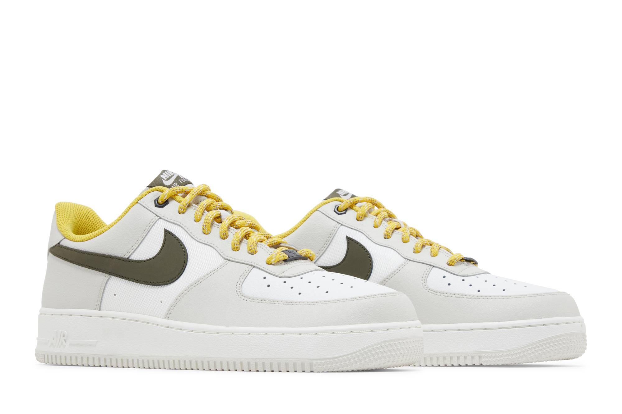 Nike Air Force 1 Low Premium Light Bone Vivid Sulfur FV3628-031 Moroen - Image 8