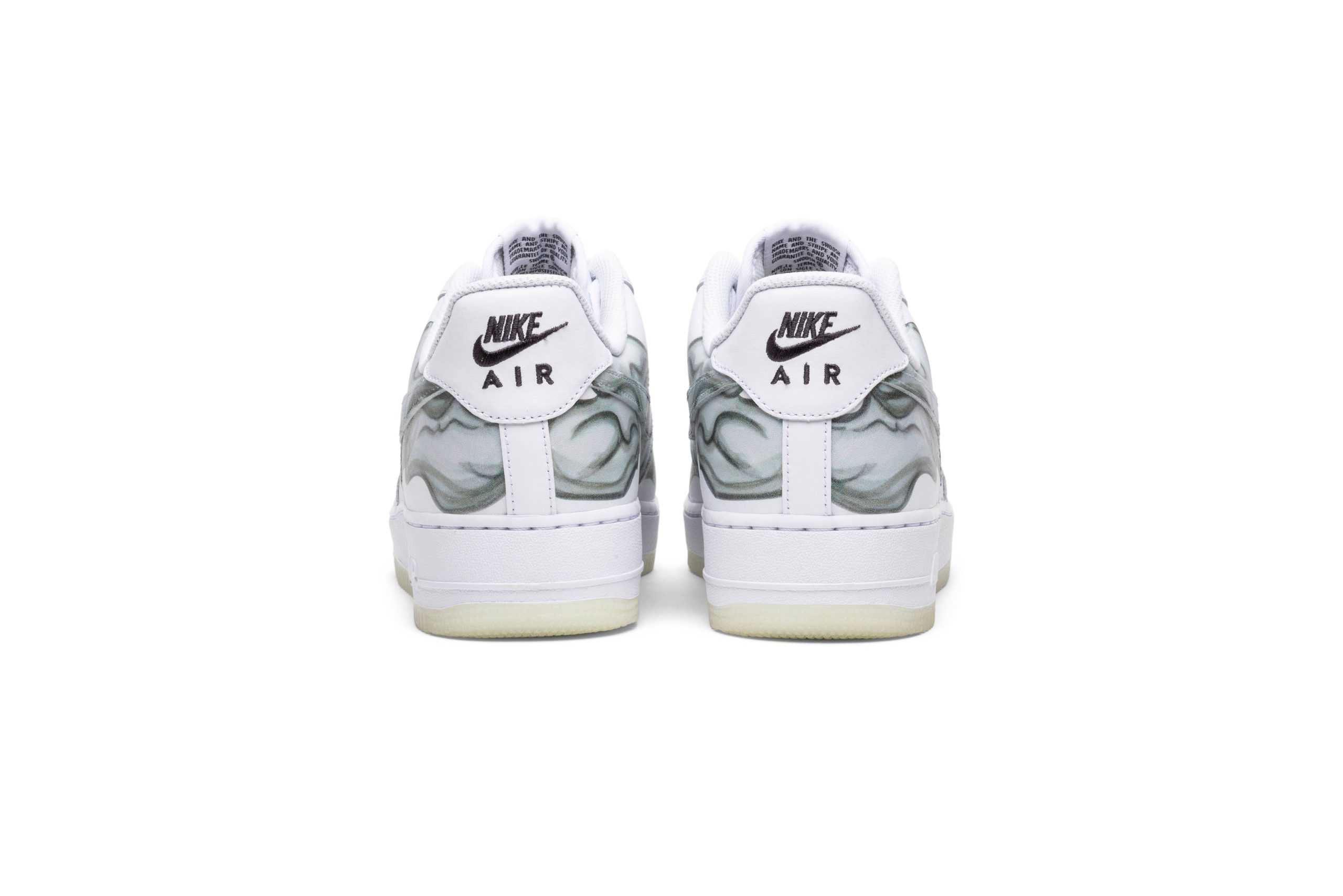 Nike Air Force 1 Low QS Skeleton BQ7541-100 Moroen - Image 6