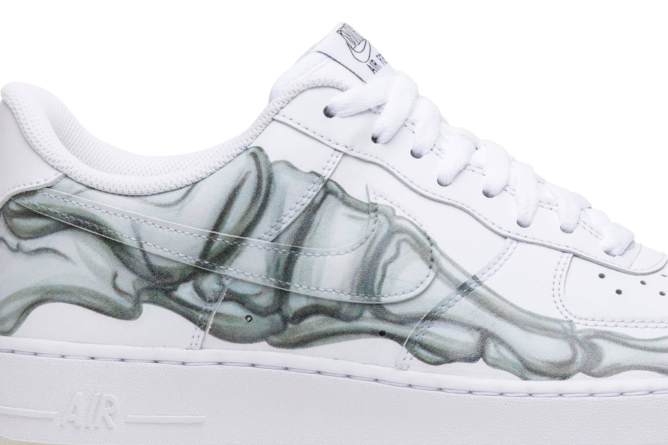 Nike Air Force 1 Low QS Skeleton BQ7541-100 Moroen - Image 2