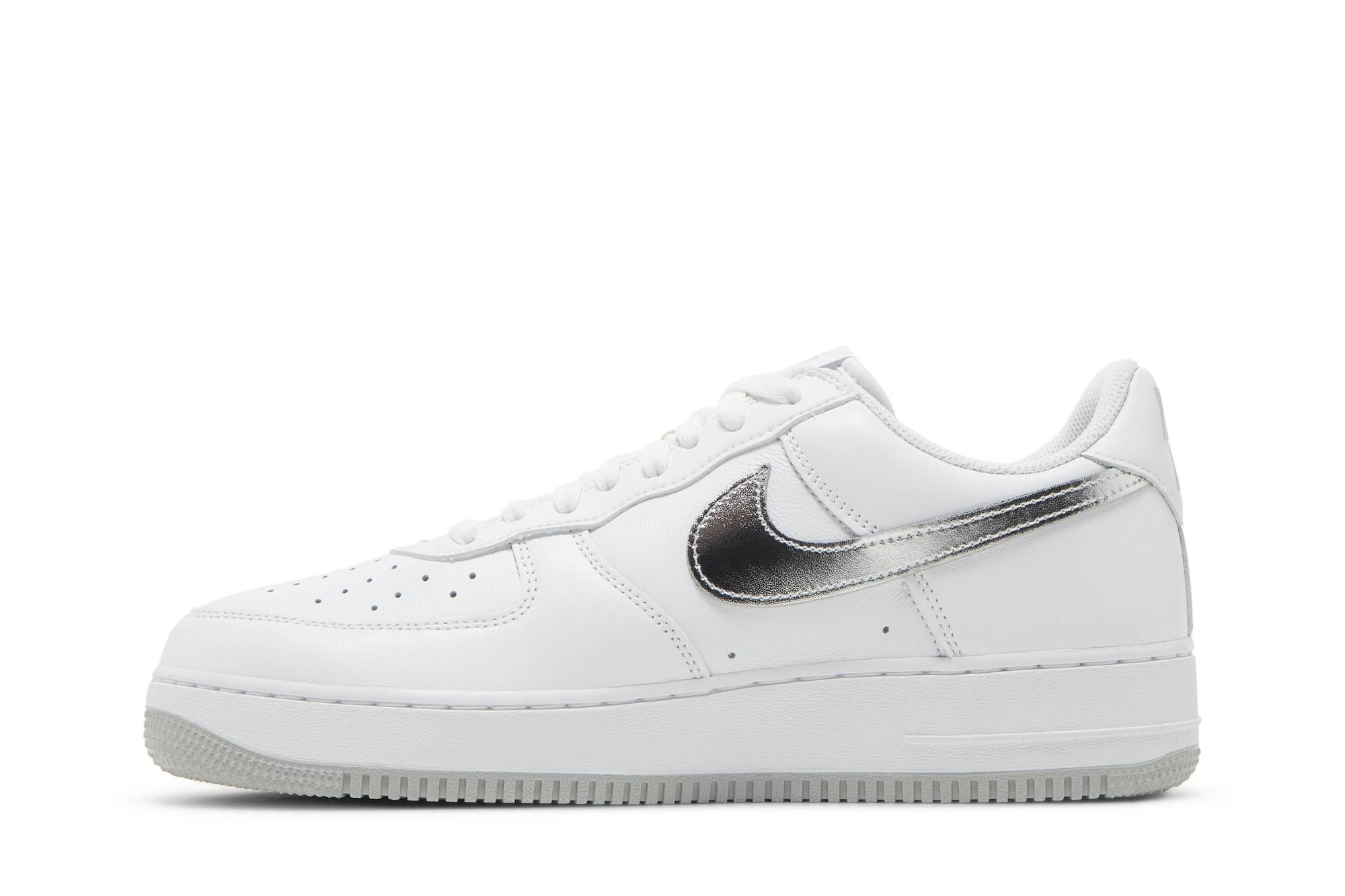 Nike Air Force 1 Low Silver Swoosh DZ6755-100 Moroen - Image 3