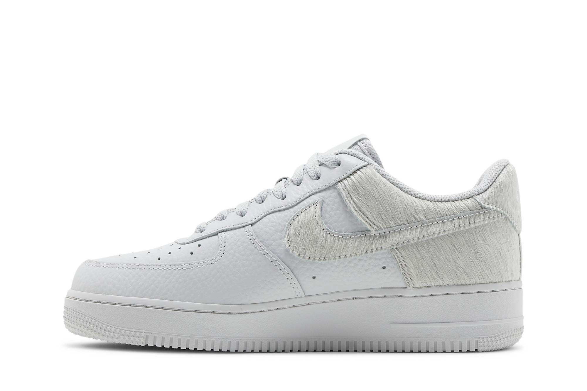 Nike Air Force 1 Low 'White Pony Hair Heel' DM9088-001 - Image 10