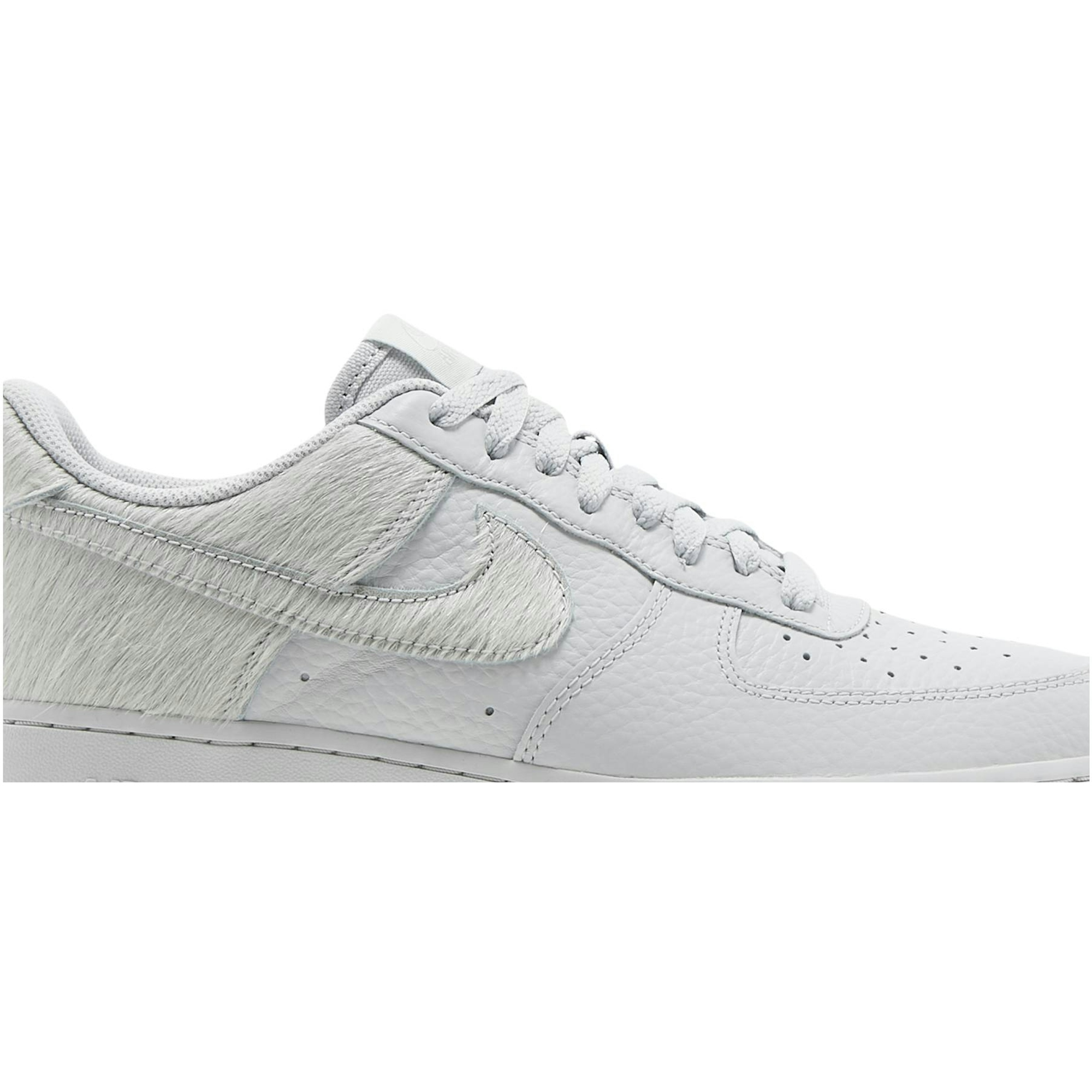 Nike Air Force 1 Low 'White Pony Hair Heel' DM9088-001 - Image 2