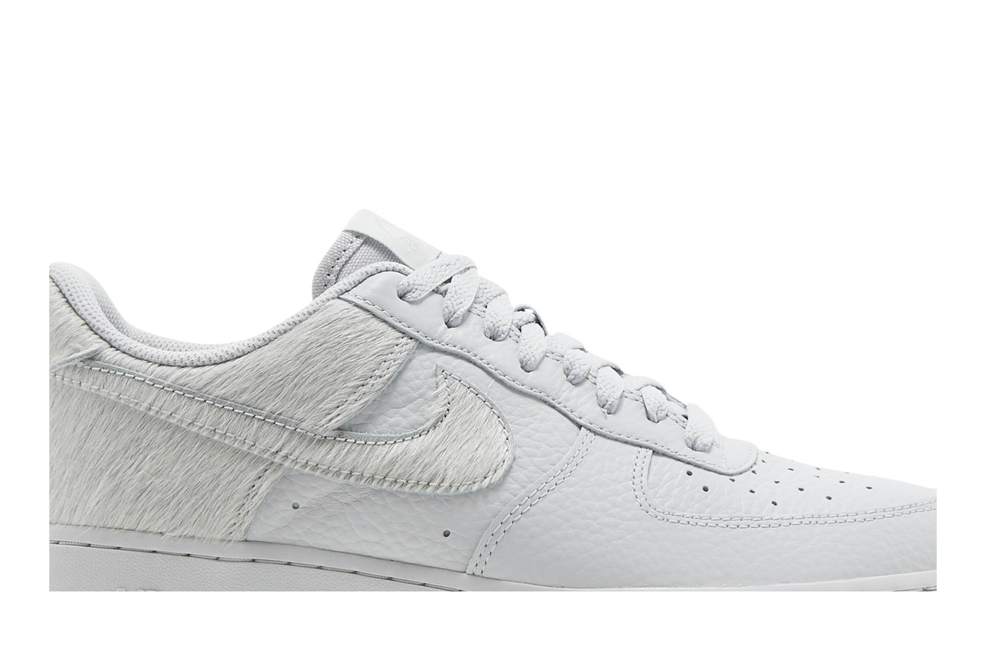 Nike Air Force 1 Low 'White Pony Hair Heel' DM9088-001 - Image 9