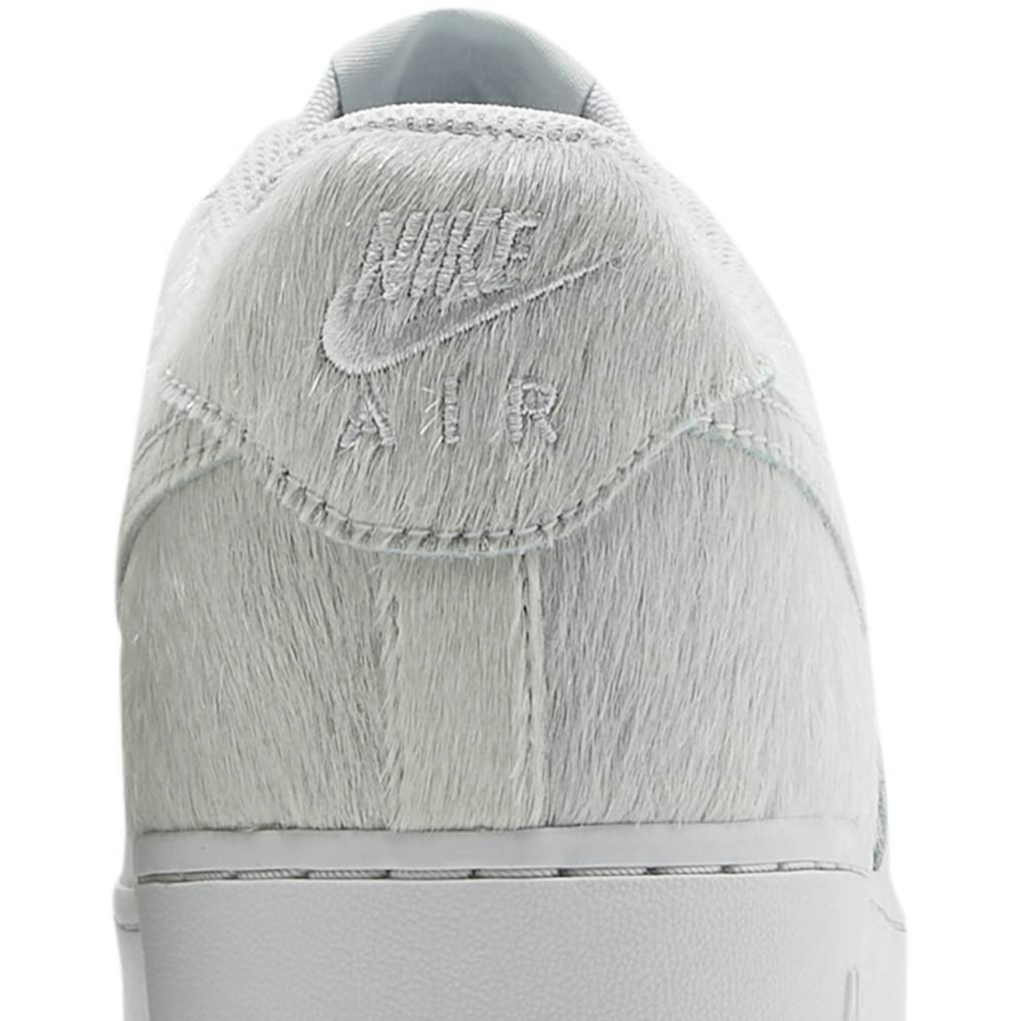 Nike Air Force 1 Low 'White Pony Hair Heel' DM9088-001 - Image 7