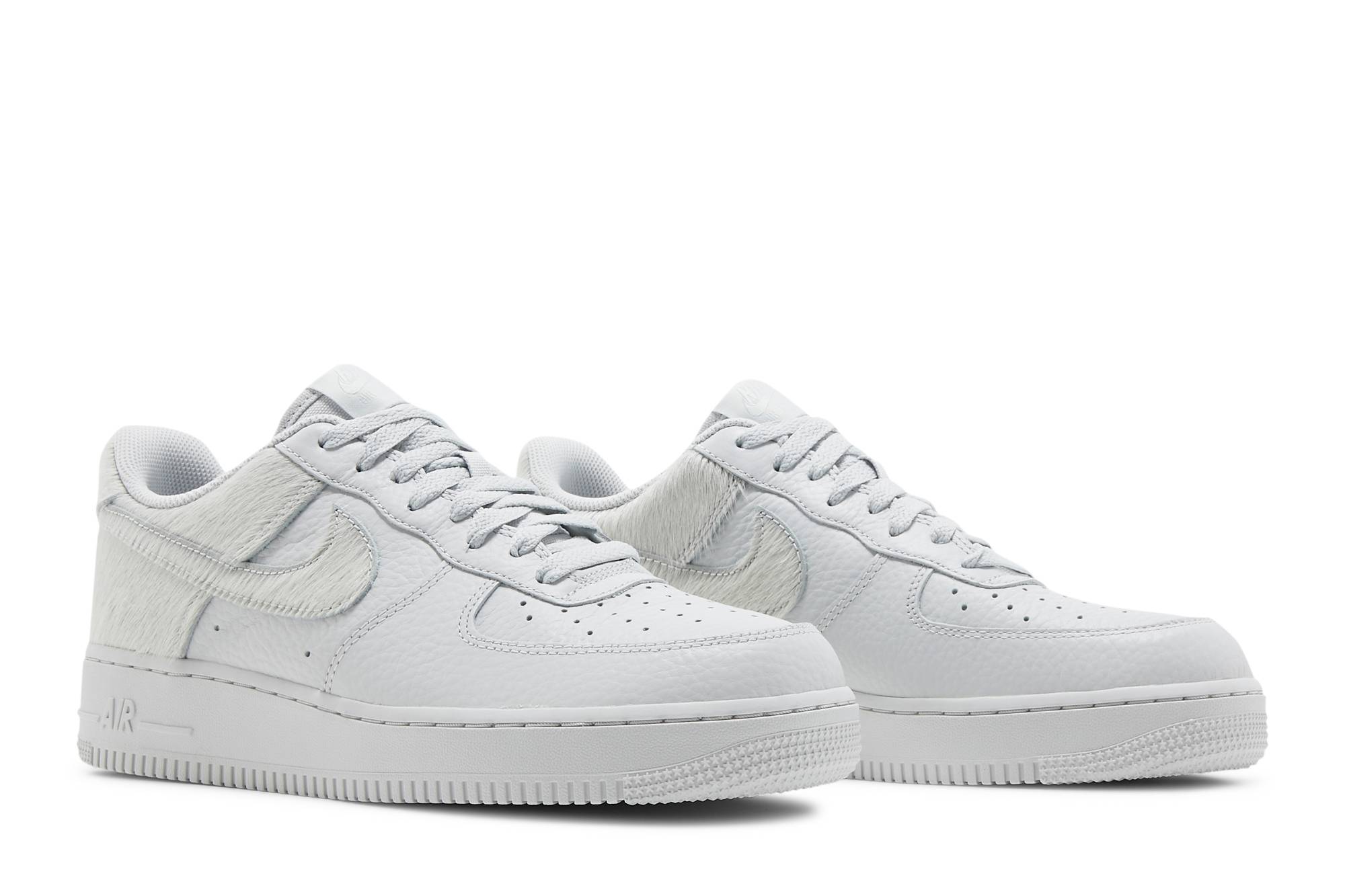 Nike Air Force 1 Low 'White Pony Hair Heel' DM9088-001 - Image 15