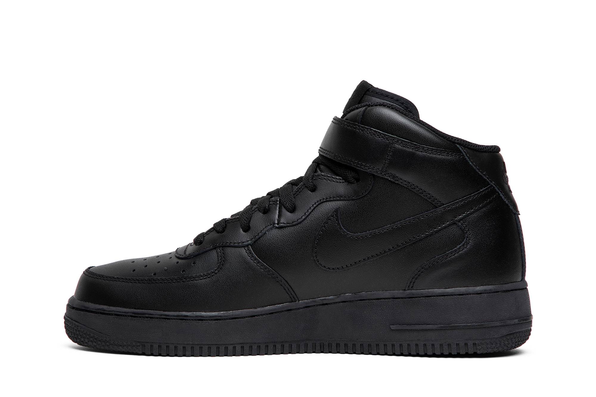 Nike Air Force 1 Mid '07 'Triple Black' 315123-001 - Image 3