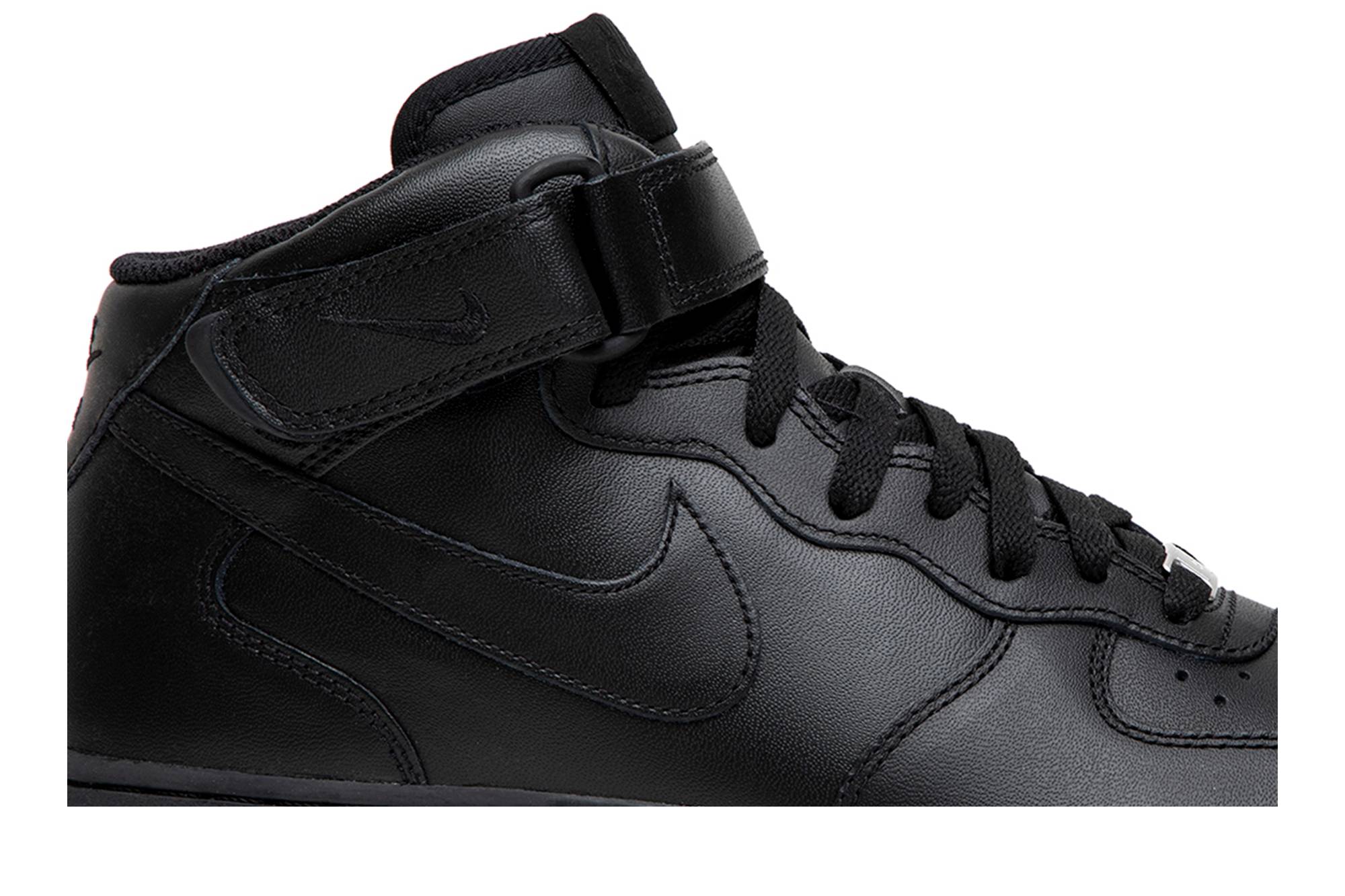 Nike Air Force 1 Mid '07 'Triple Black' 315123-001 - Image 2