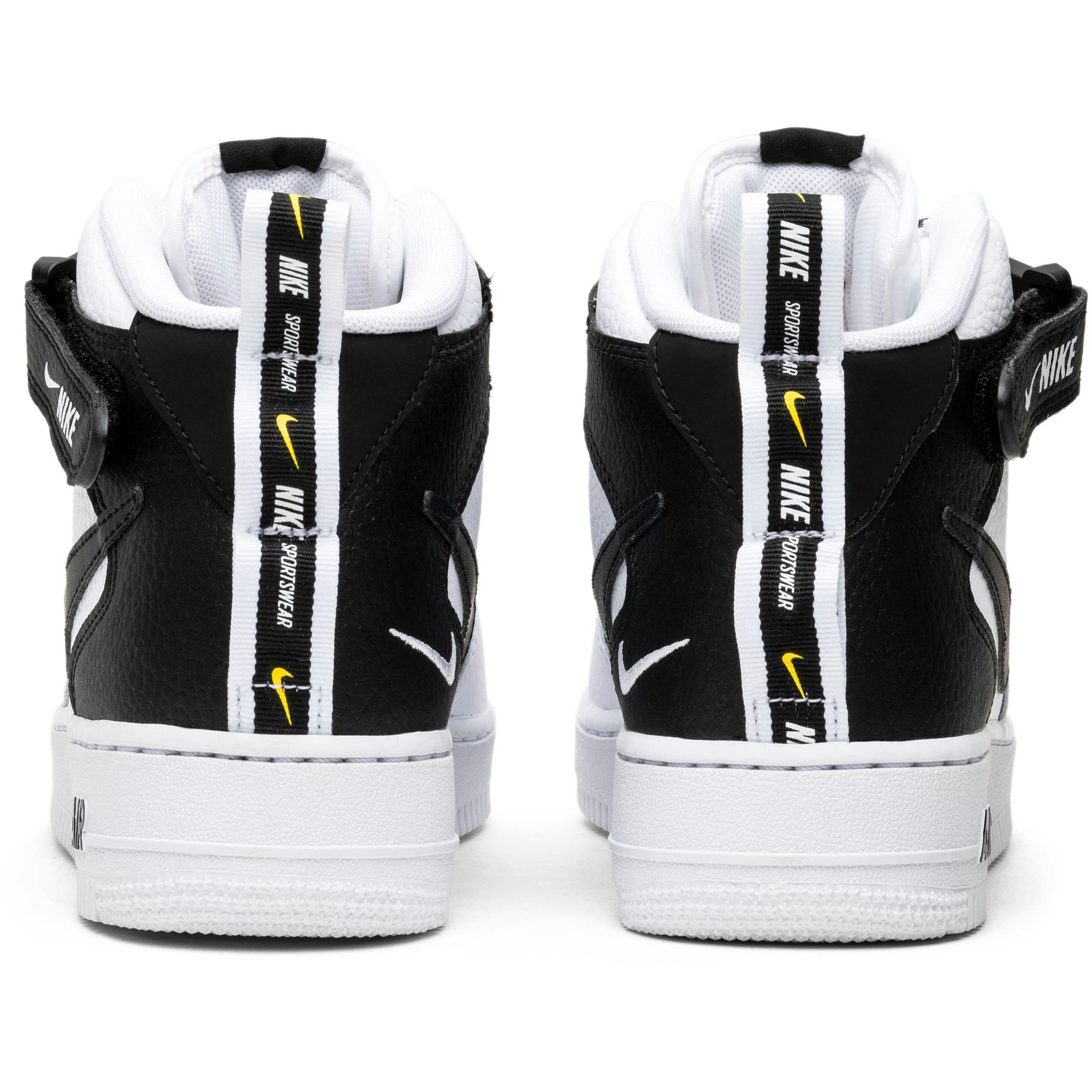 Nike Air Force 1 Mid Utility White Black 804609-103 Moroen - Image 6
