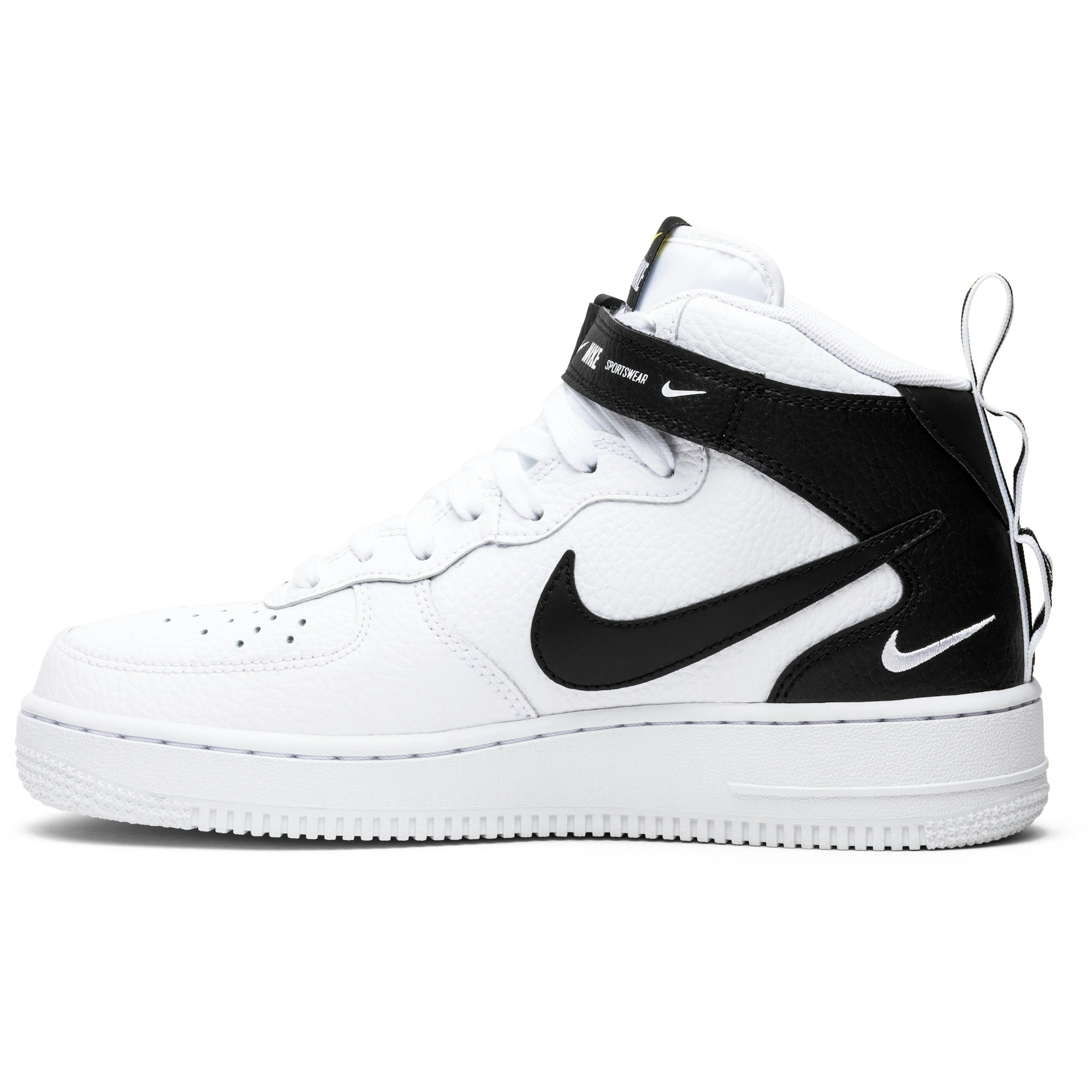 Nike Air Force 1 Mid Utility White Black 804609-103 Moroen - Image 3